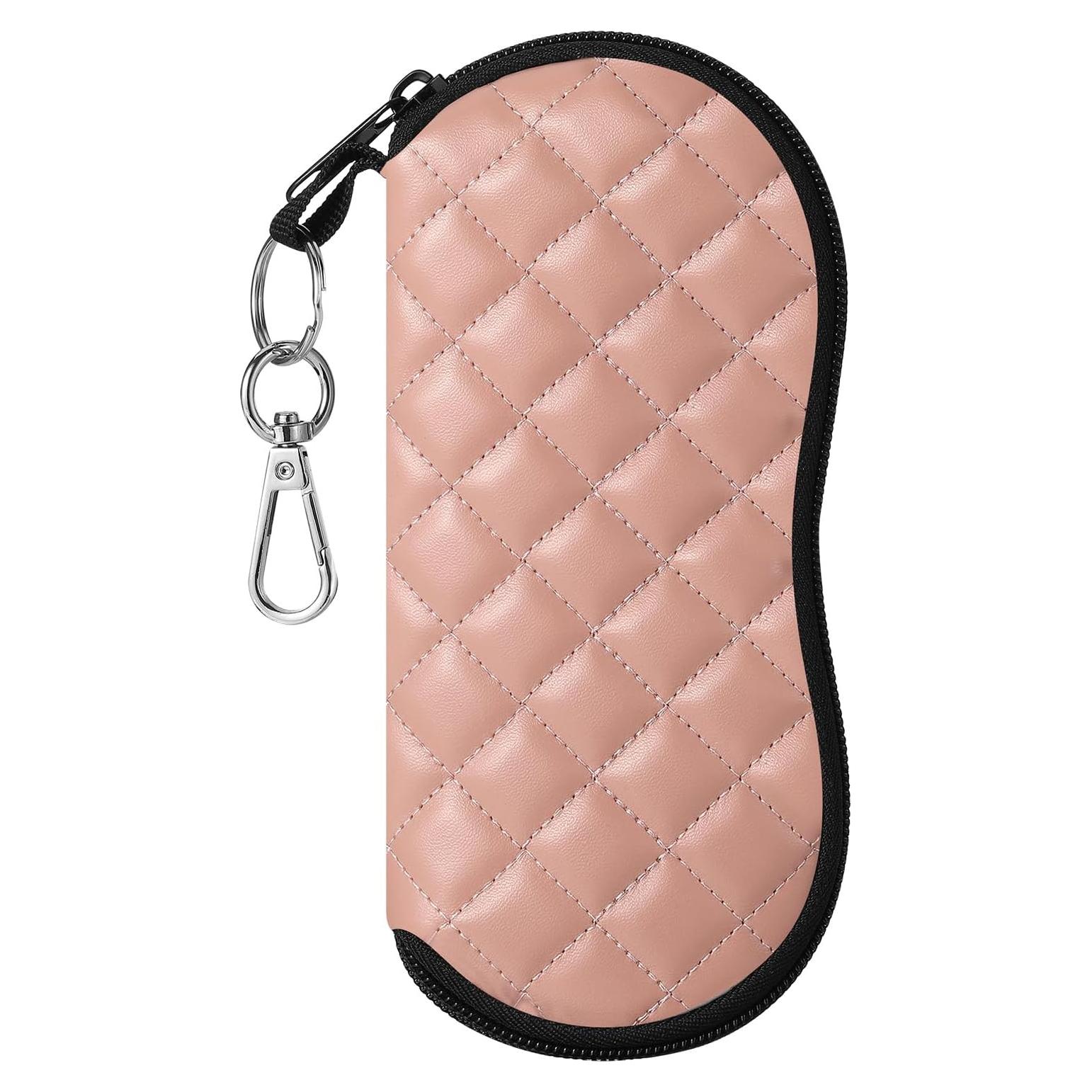 Funda de Gafas MoKo Neopreno Cremallera Rosa Espaciosa