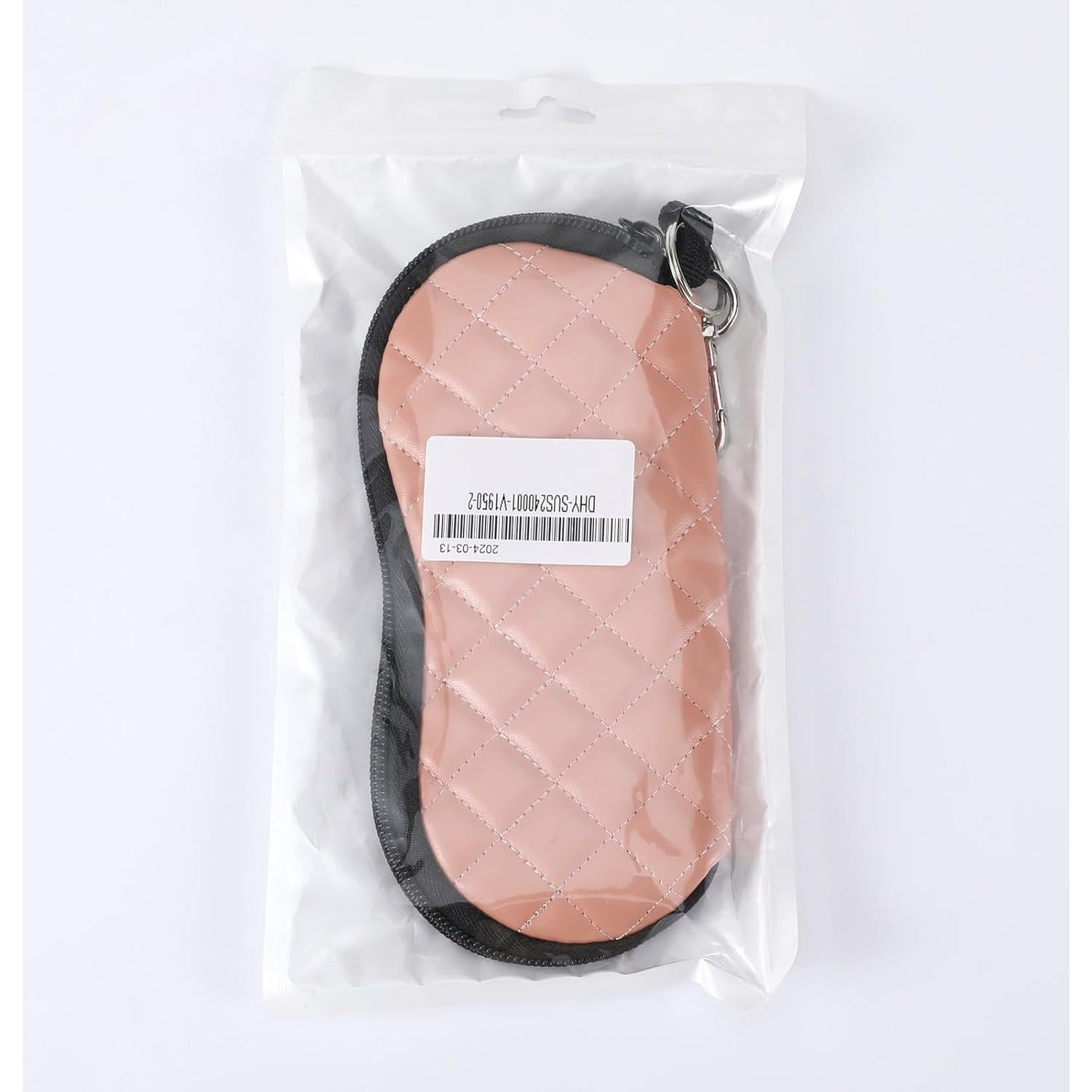 Funda de Gafas MoKo Neopreno Cremallera Rosa Espaciosa