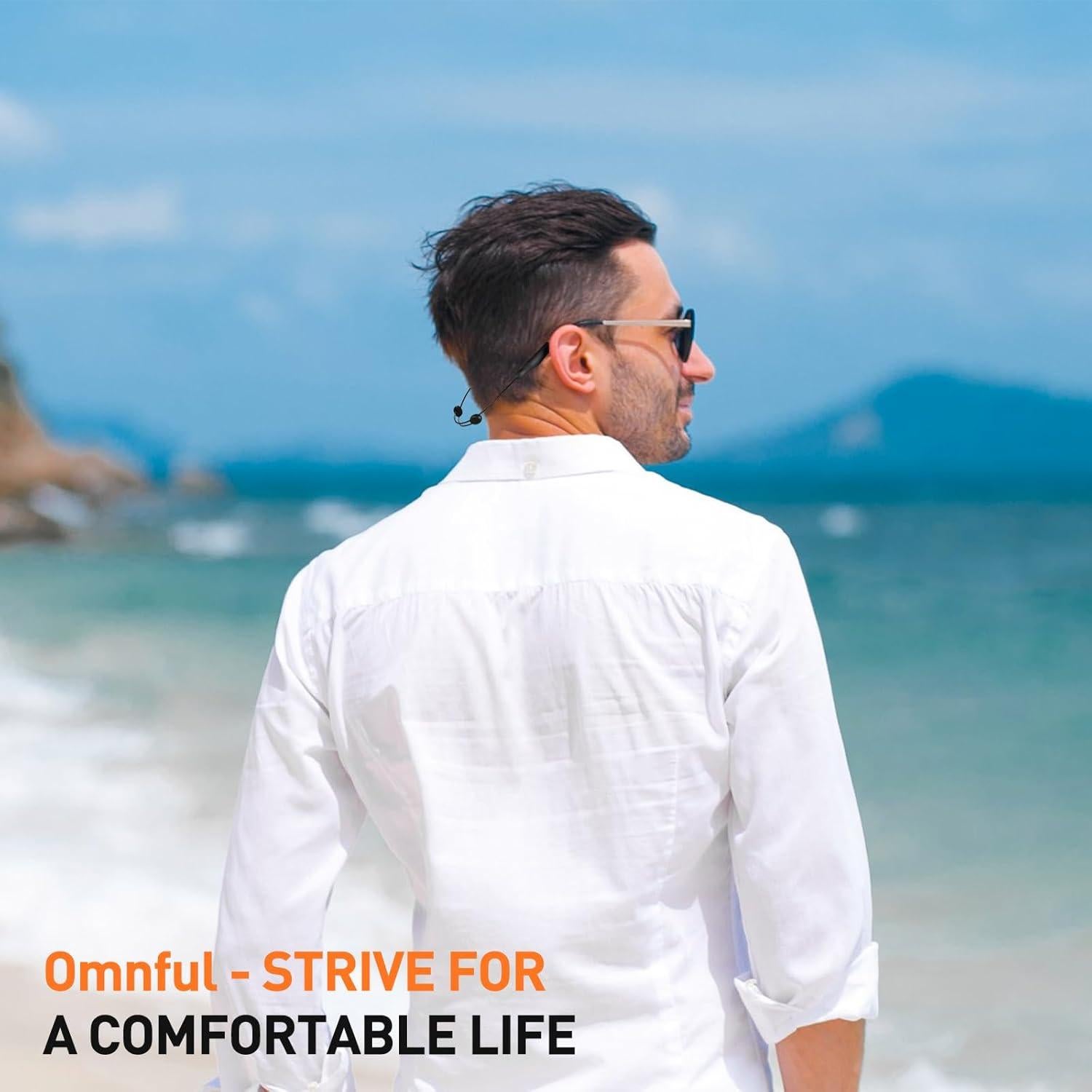 Correa Ajustable para Gafas Omnful 35.56cm Transparente