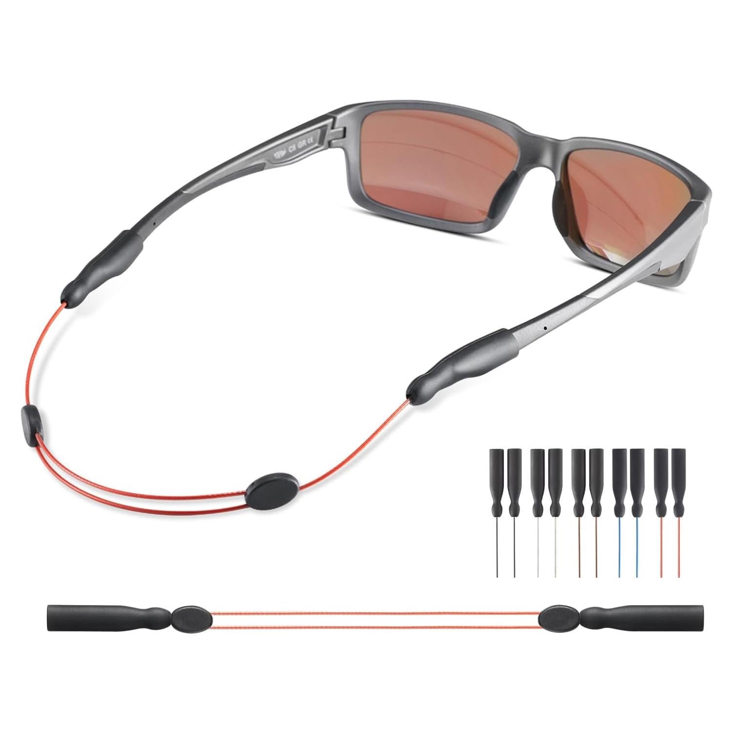 Correa para Gafas Omnful Ajustable 35.56cm Rojo