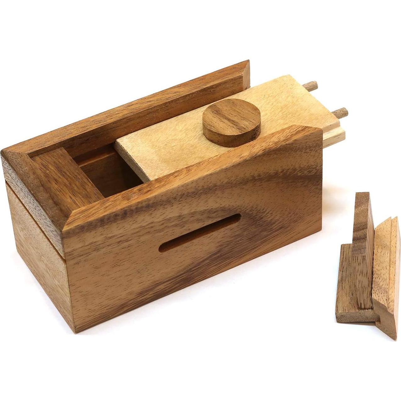 Caja de Rompecabezas de Madera SiamMandalay 14.61x7.62cm