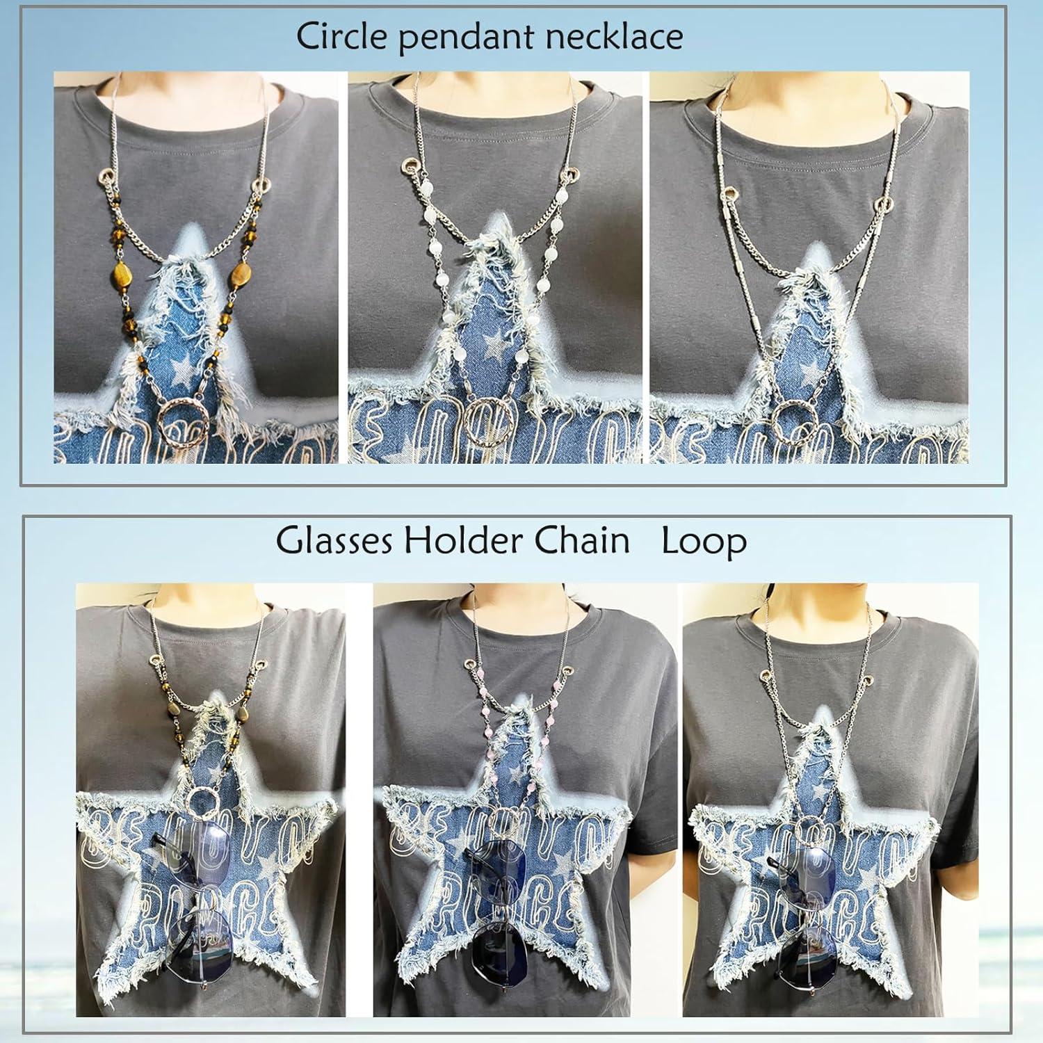 Cadena para Gafas HD-12 de Acero Inoxidable 81 cm Unisex