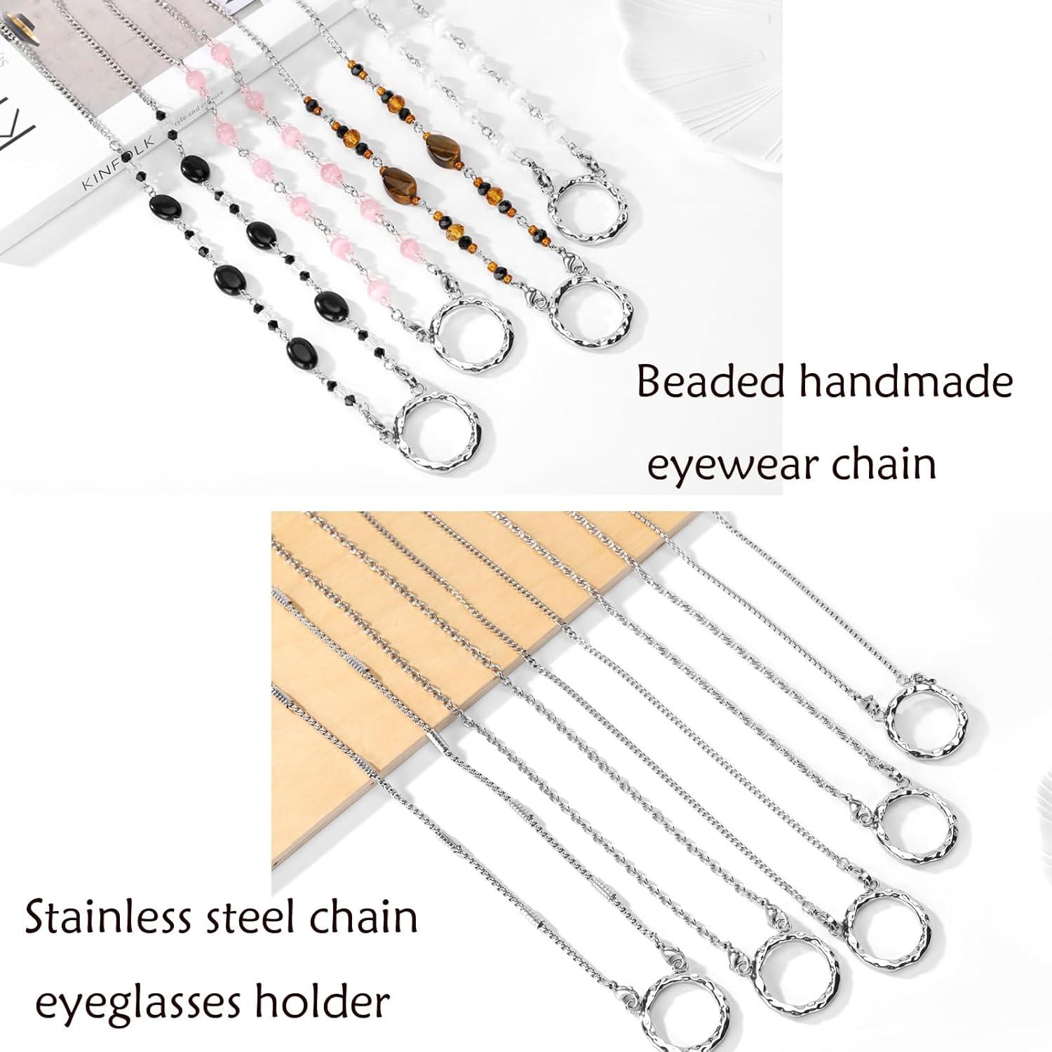 Cadena para Gafas HD-12 de Acero Inoxidable 81 cm Unisex