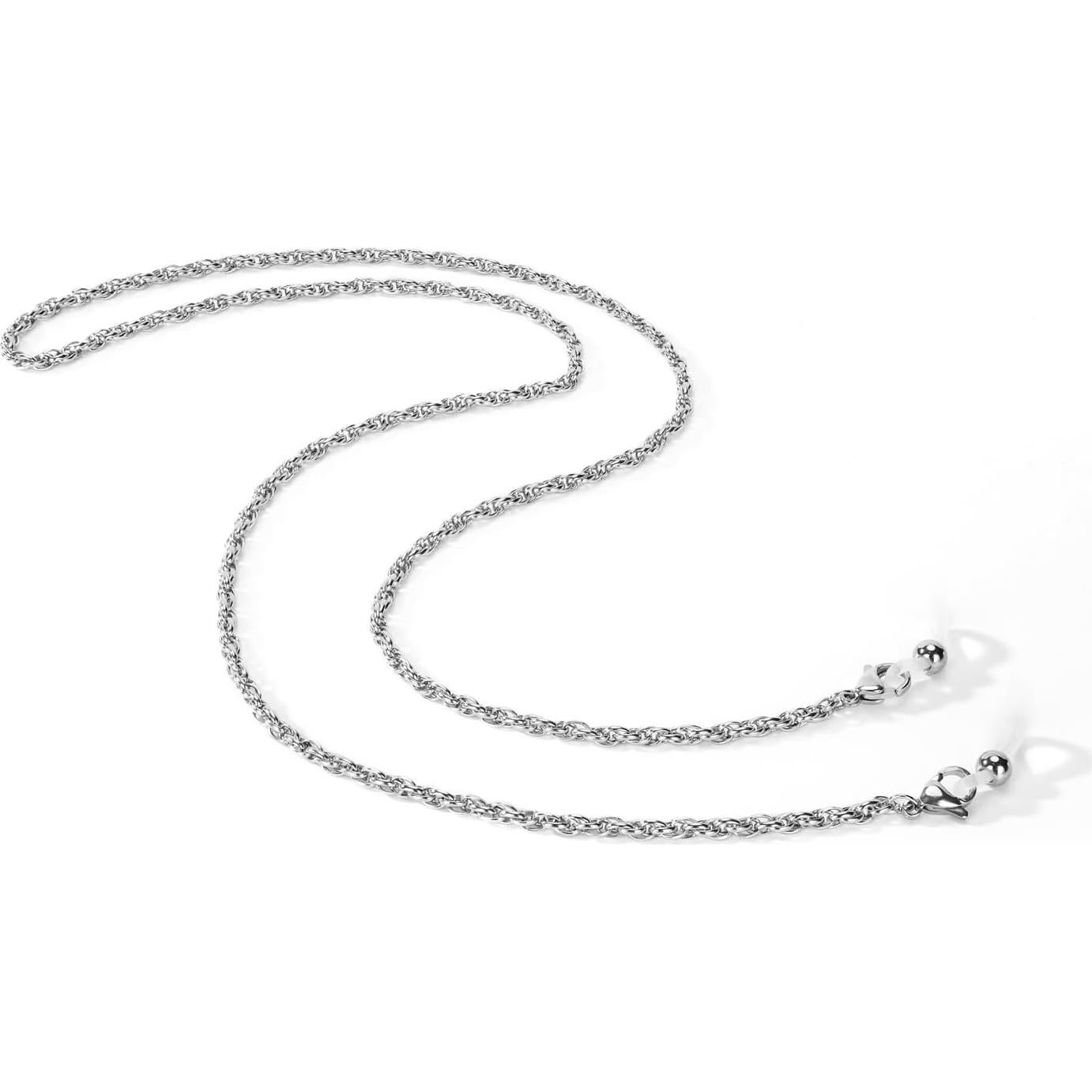 Cadena para Gafas HD-12 de Acero Inoxidable 81 cm Unisex