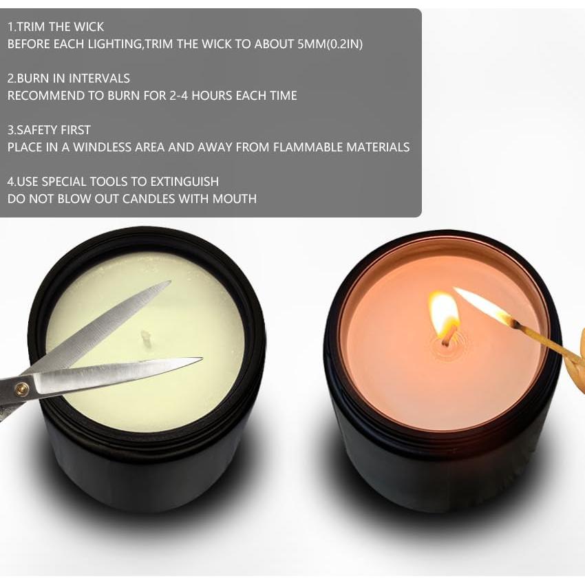 Vela Aromática de Citronela Elaunva 200g - Cera de Soja Natural