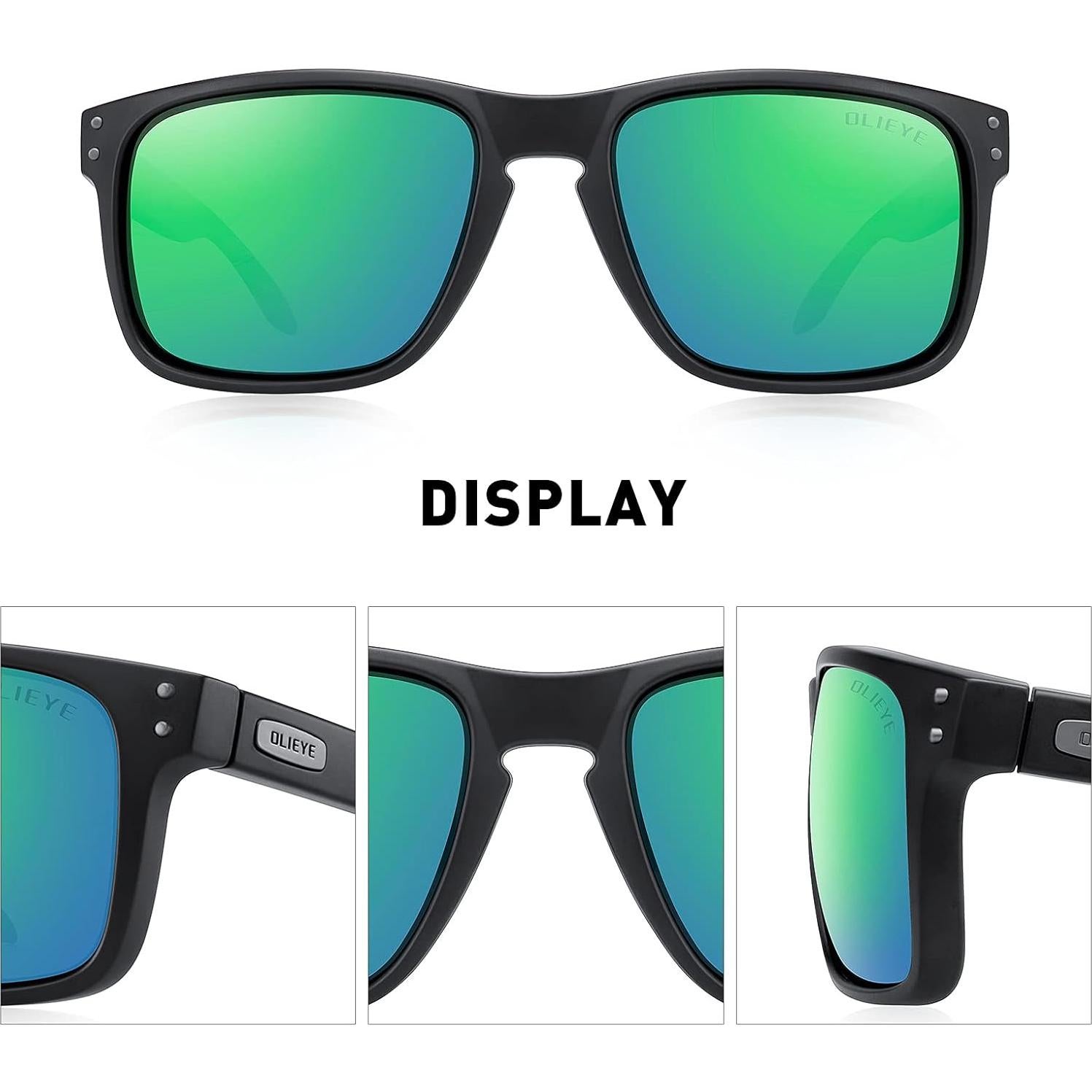 Gafas de sol polarizadas OLIEYE para hombres con estuche