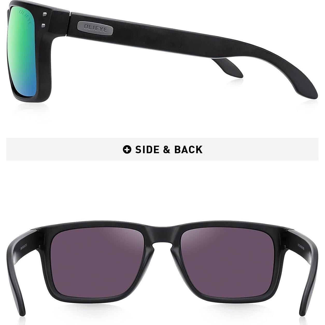 Gafas de sol polarizadas OLIEYE para hombres con estuche