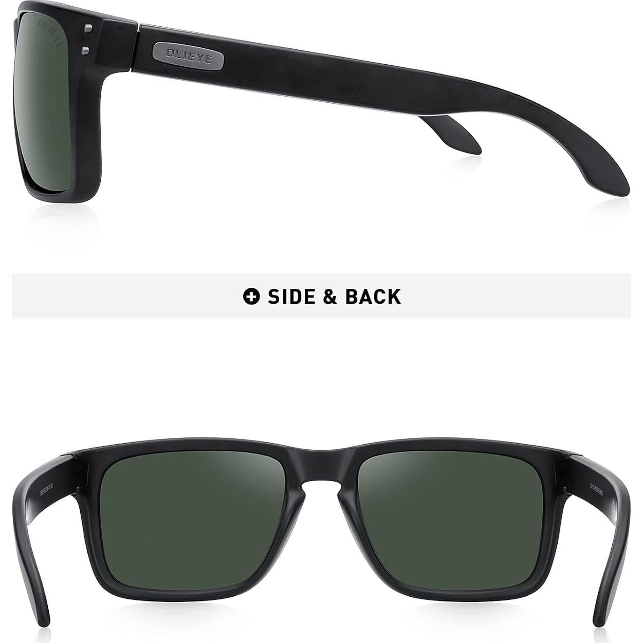 Gafas de sol polarizadas OLIEYE para hombres con estuche