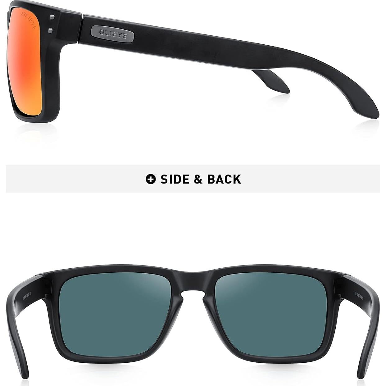 Gafas de sol polarizadas OLIEYE para hombres con estuche