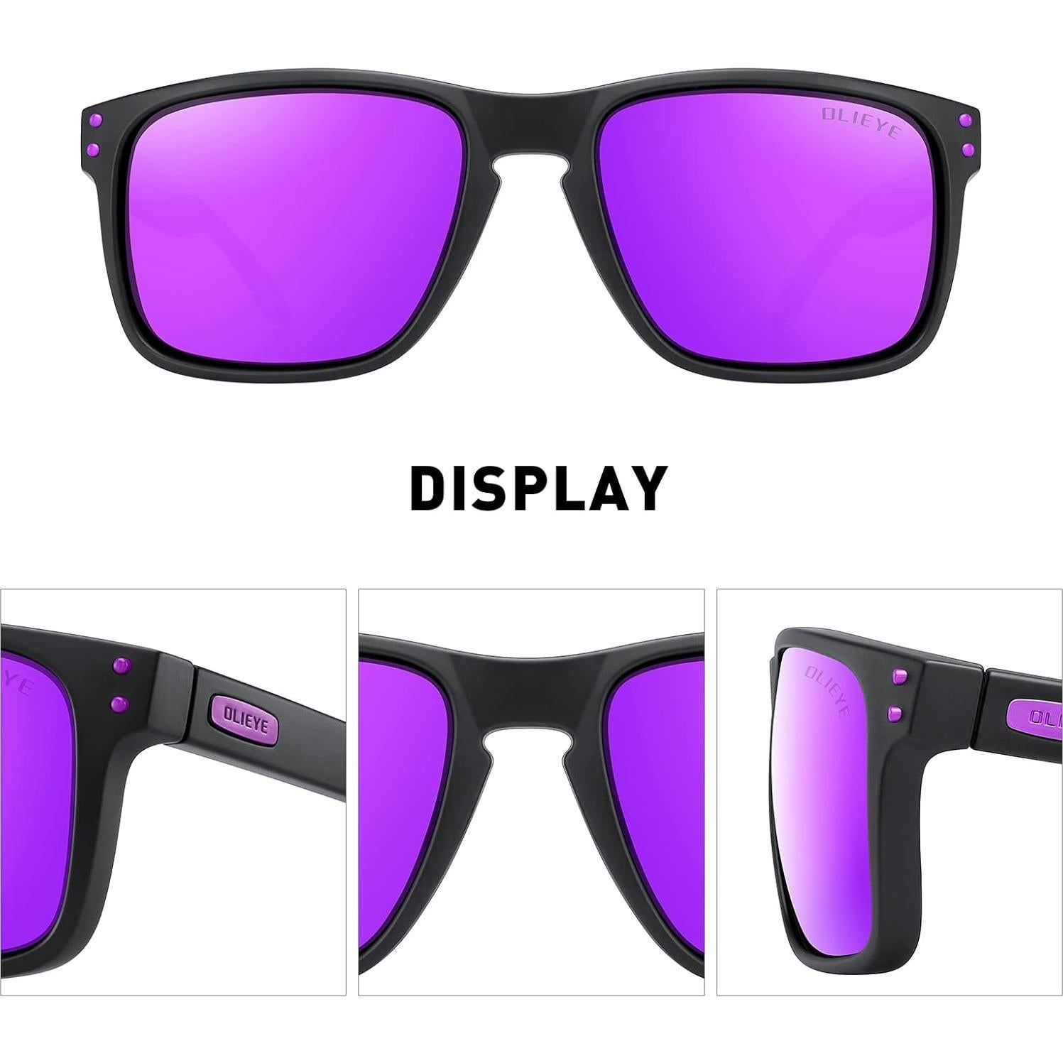 Gafas de sol polarizadas OLIEYE para hombres con estuche