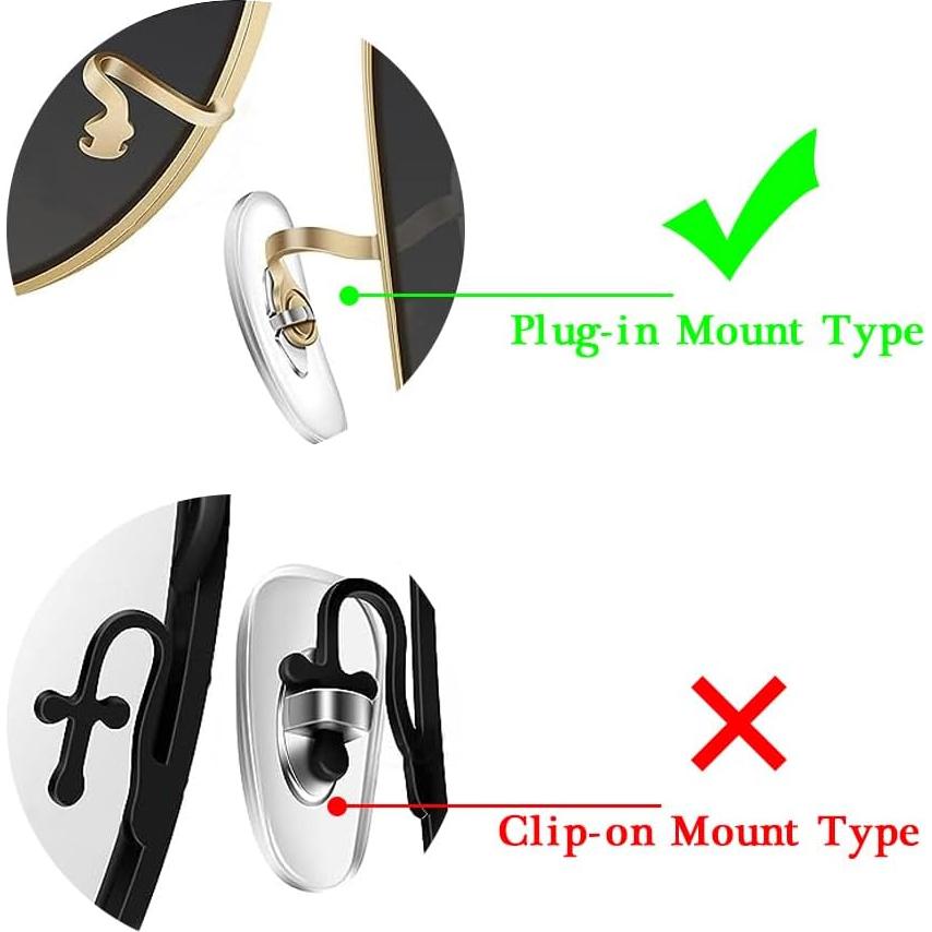 Almohadillas de nariz Ray-Ban Aviador 16mm doradas de silicona