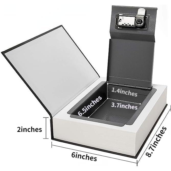 Caja Fuerte de Libro Misslanonly con Combinación Secreta