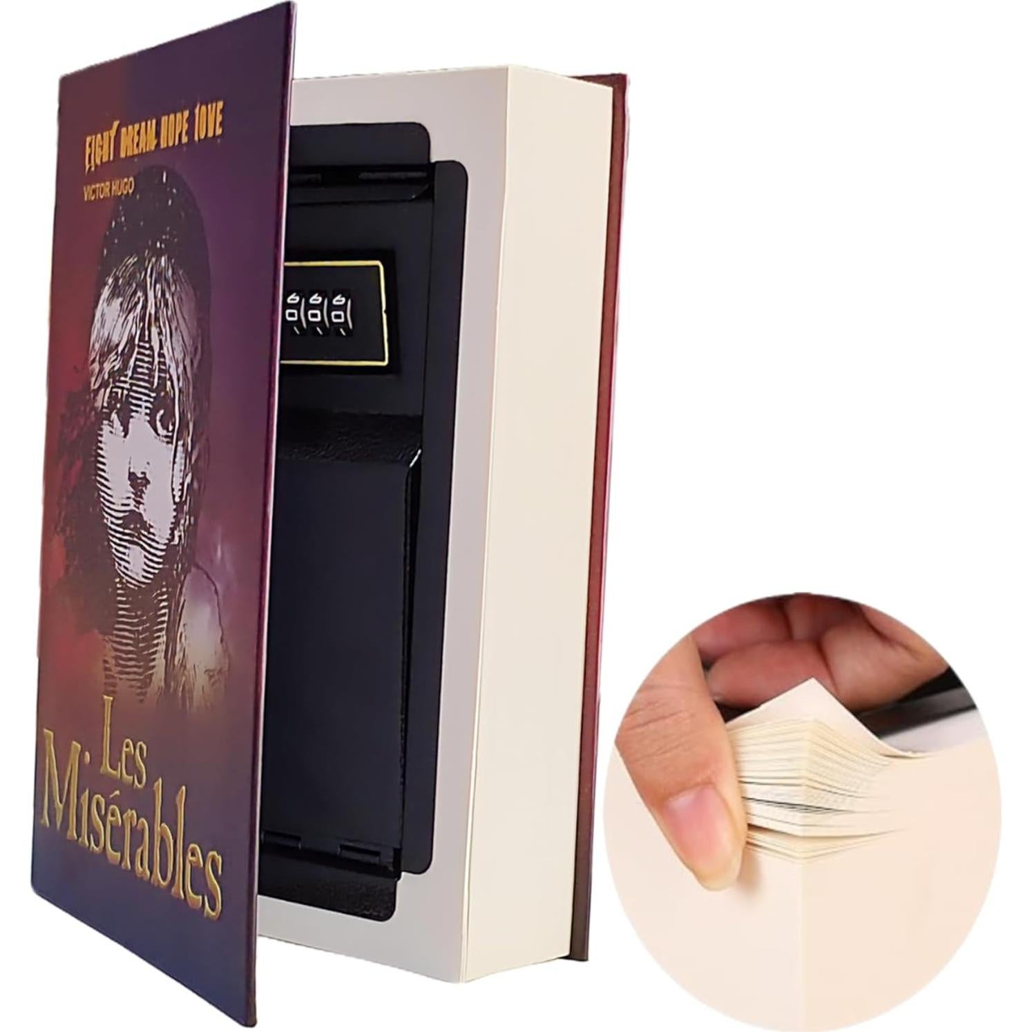 Caja Fuerte de Libro Misslanonly con Combinación Secreta