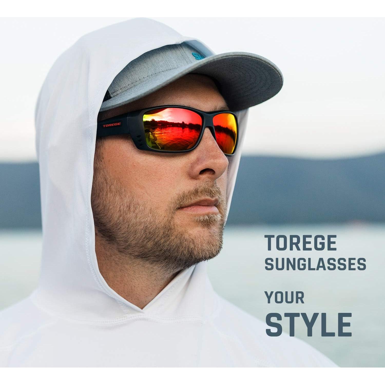 Gafas de sol deportivas TOREGE TR65 polarizadas 3 lentes