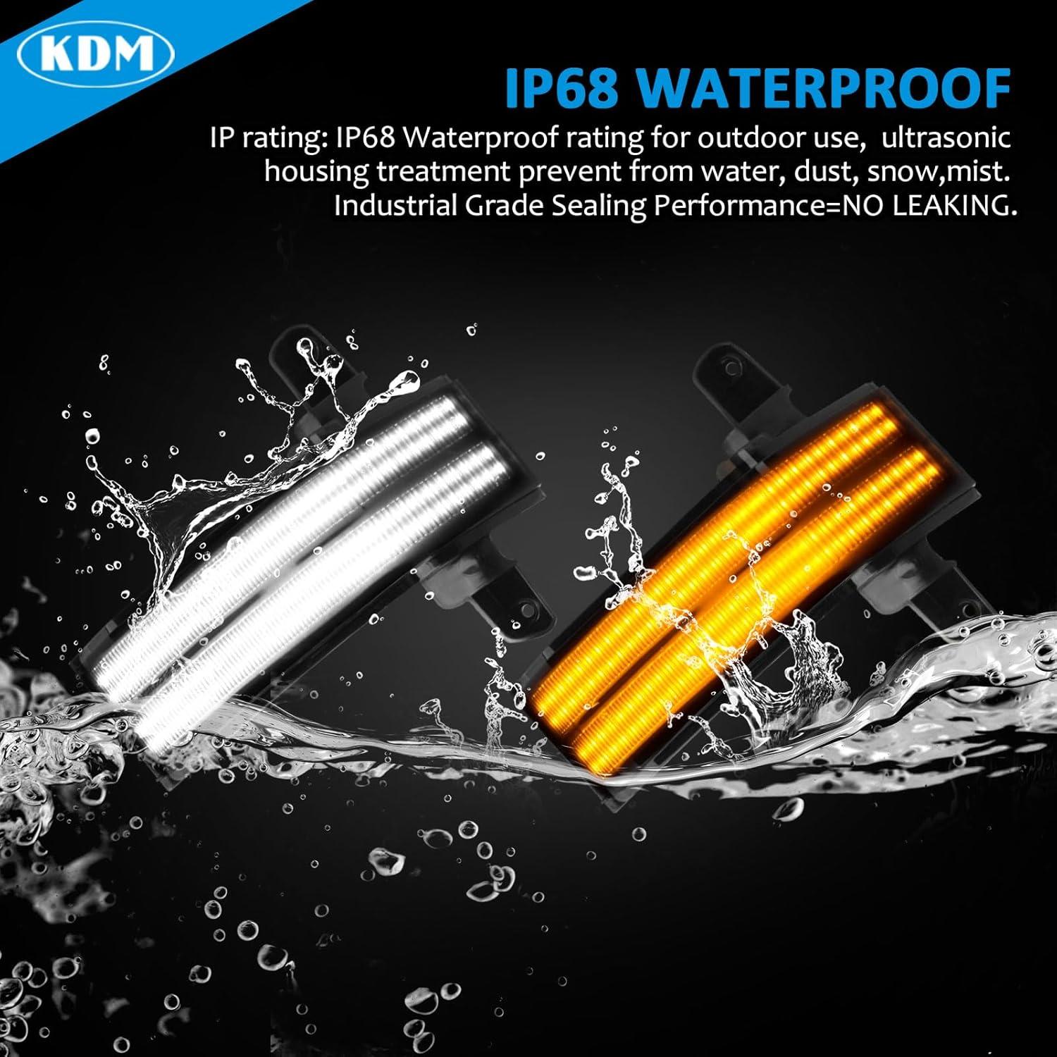 Luz de Señal de Giro LED KDM para Espejo Lateral 2014-2019