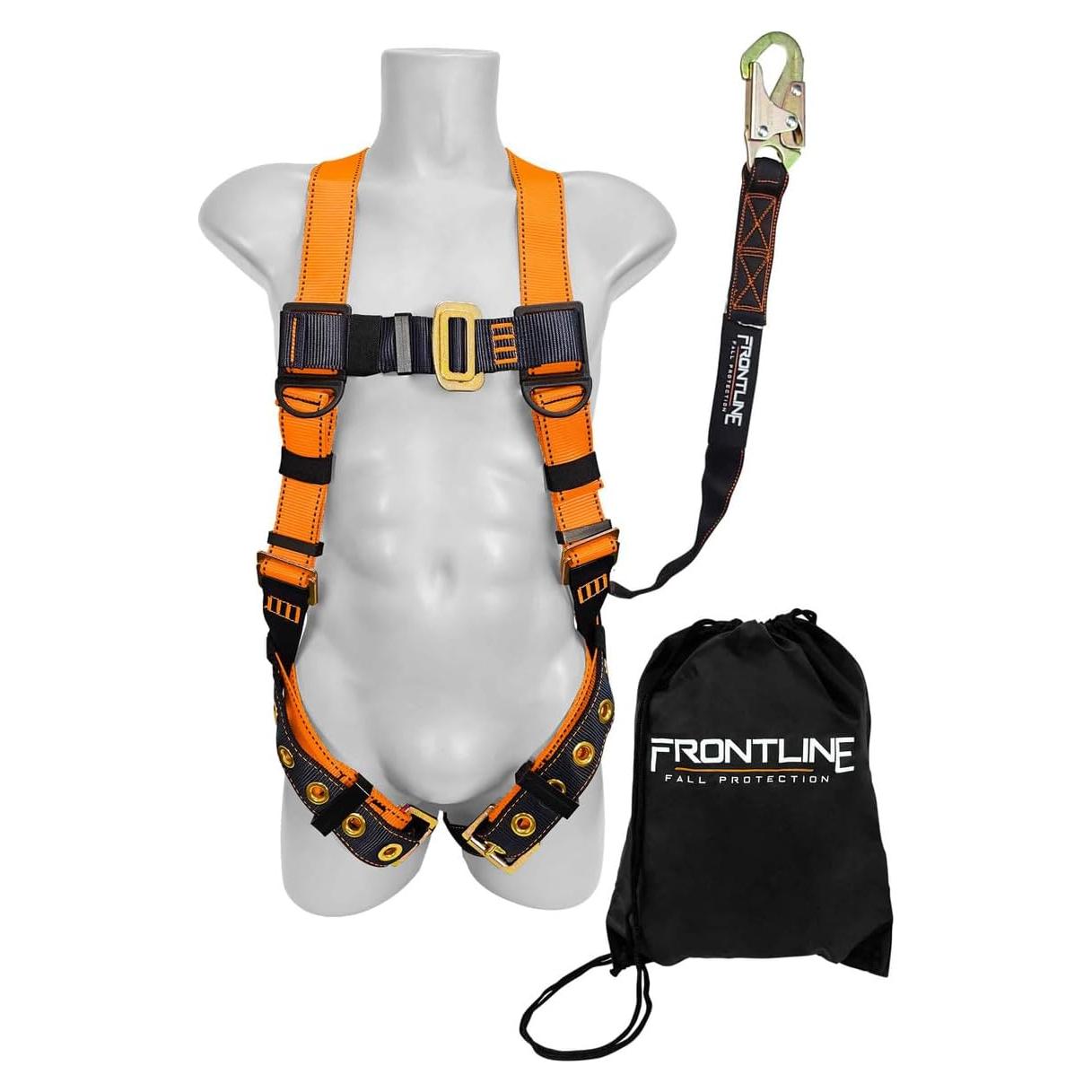 Kit de Protección contra Caídas Frontline | Arnés 5 Puntos Universal