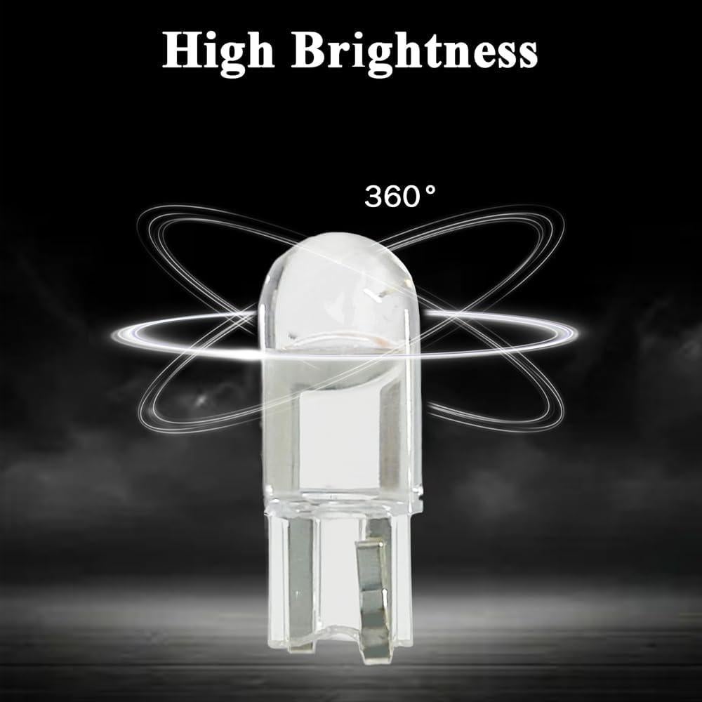 30 Bombillas LED 194 RGOAANC 6000K Azul 2W 360° Sin Errores