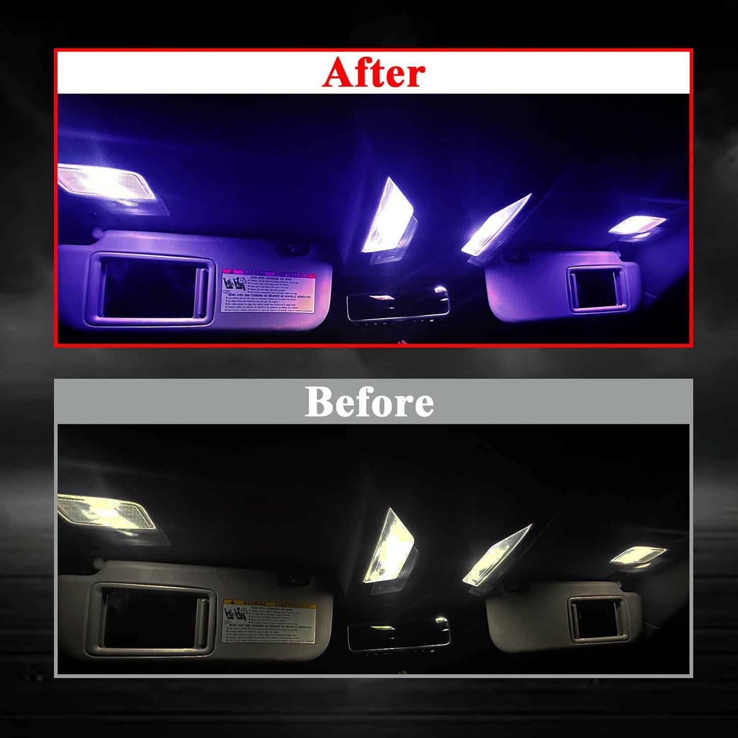 30 Bombillas LED 194 RGOAANC 6000K Azul 2W 360° Sin Errores