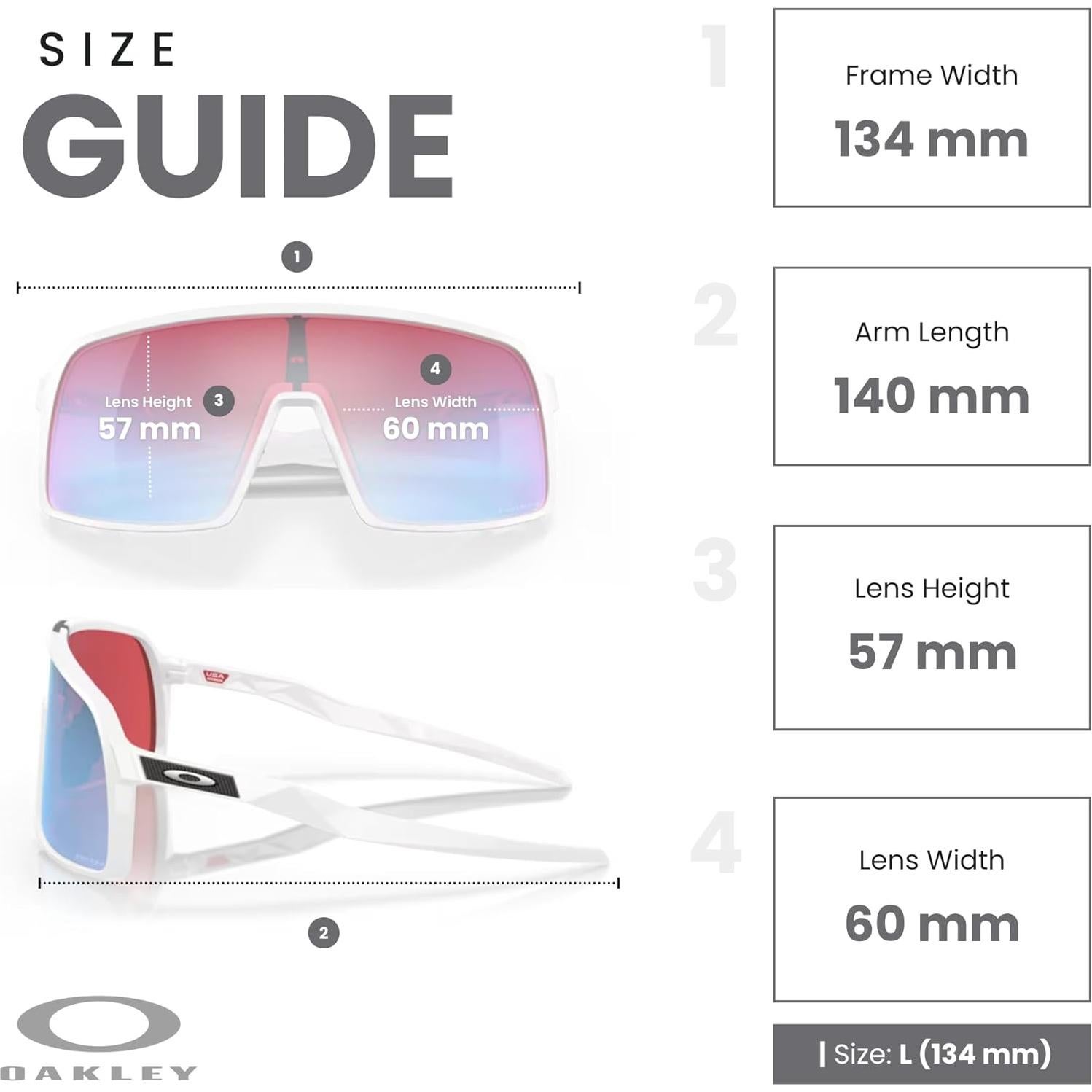 Gafas de sol Oakley Sutro S con correa y kit de limpieza