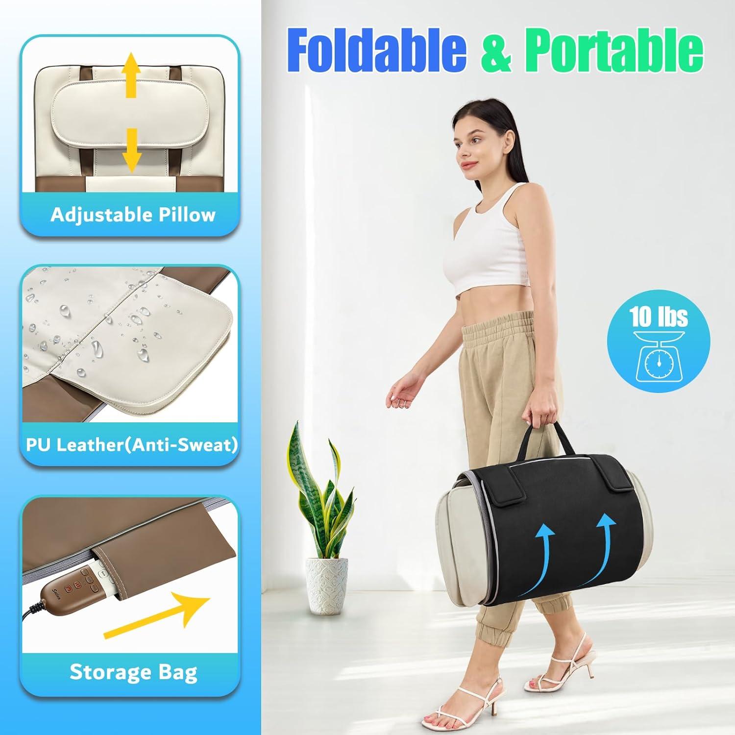 Alfombrilla de Masaje Sotion HY-8639 con Calefacción y Estiramiento