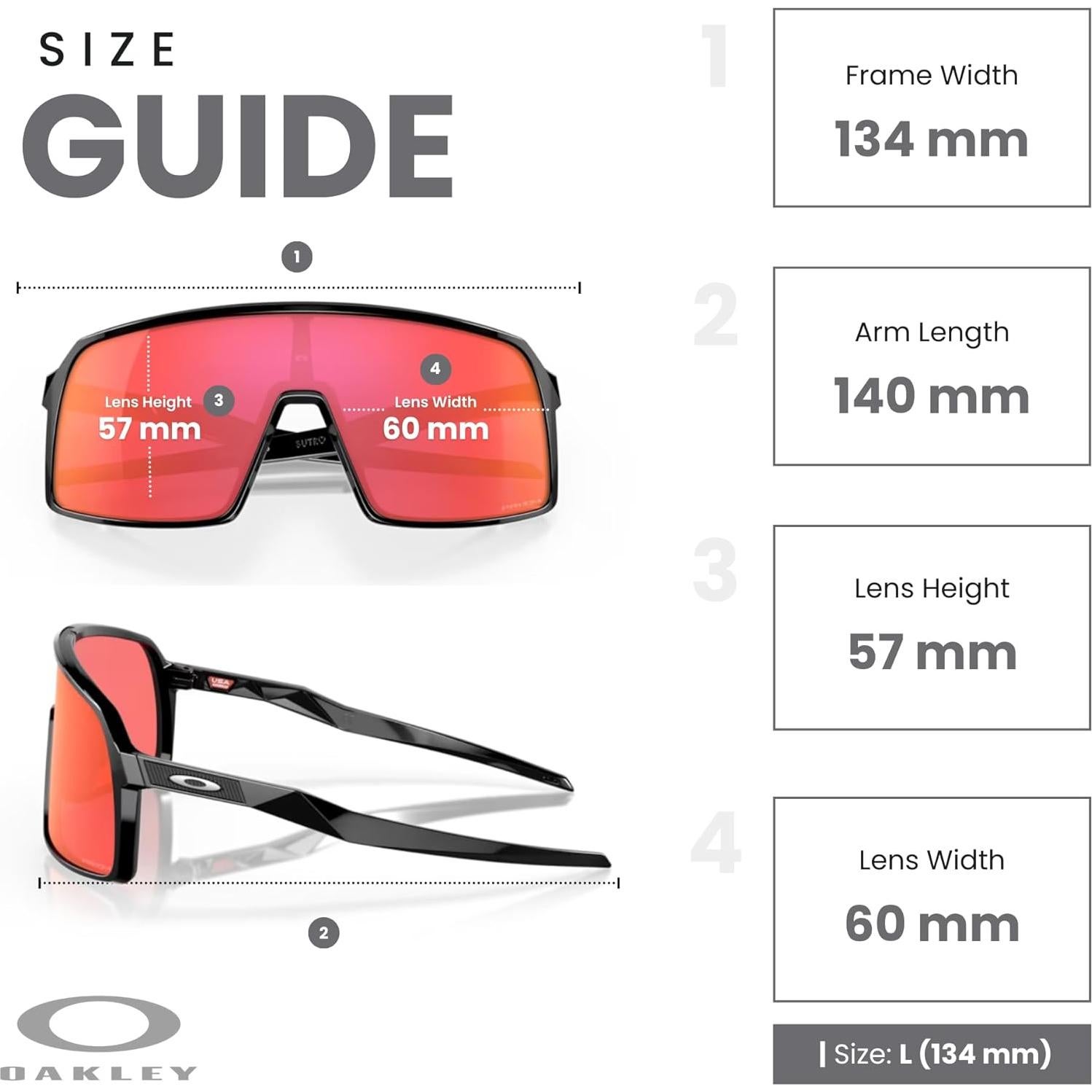 Gafas de sol Oakley Sutro S con correa y kit de limpieza