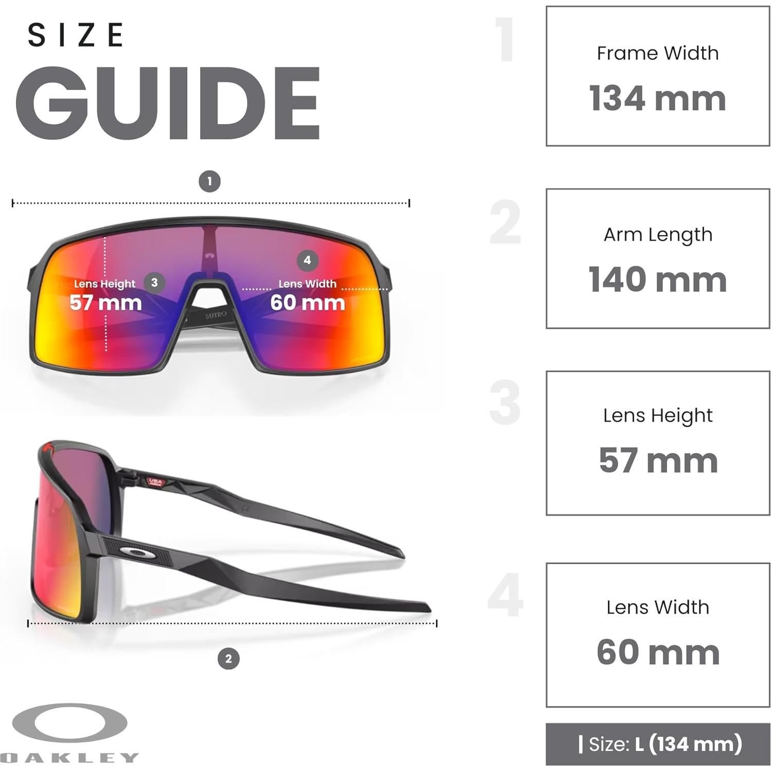 Gafas de sol Oakley Sutro S con correa y kit de limpieza