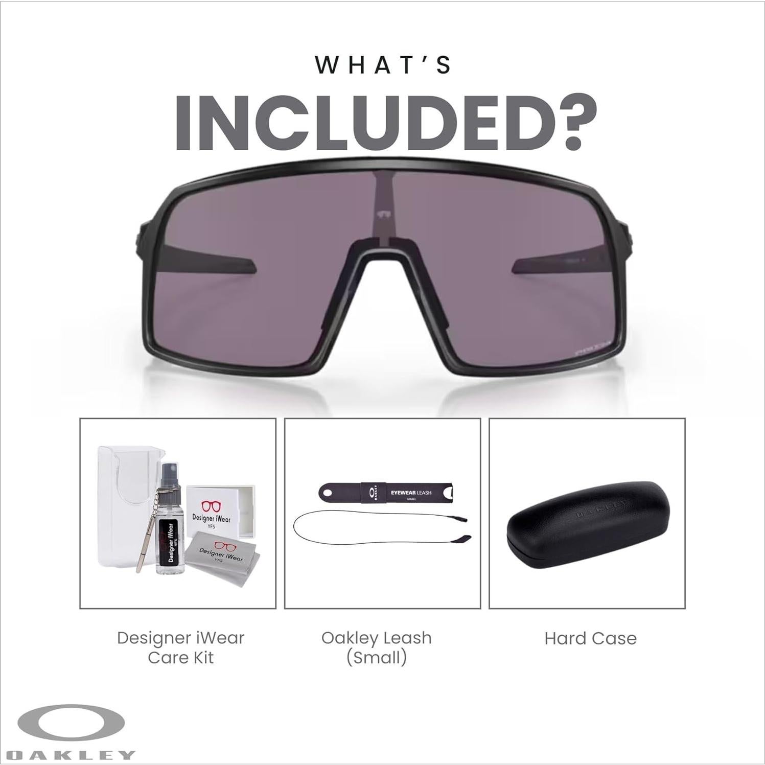 Gafas de sol Oakley Sutro S con correa y kit de limpieza