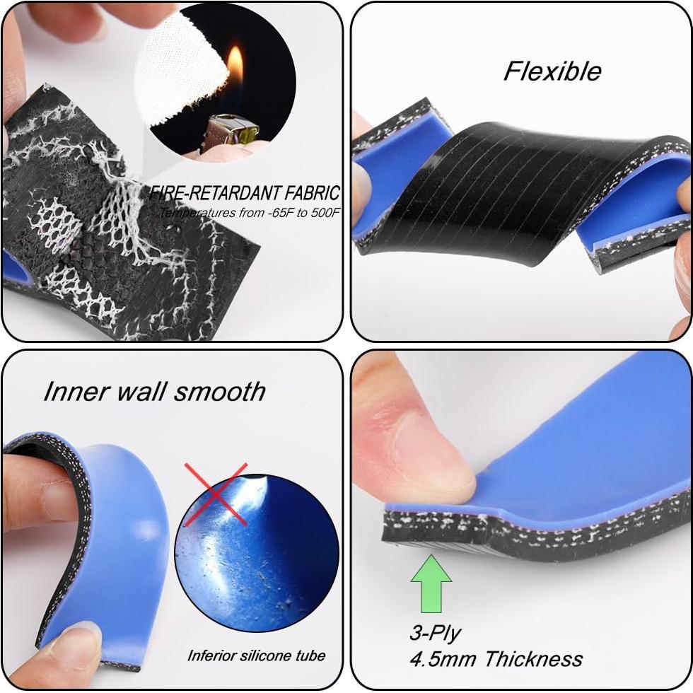 Kit Manguera Refrigerante Silicona G-PLUS Ford F100 1976 V8