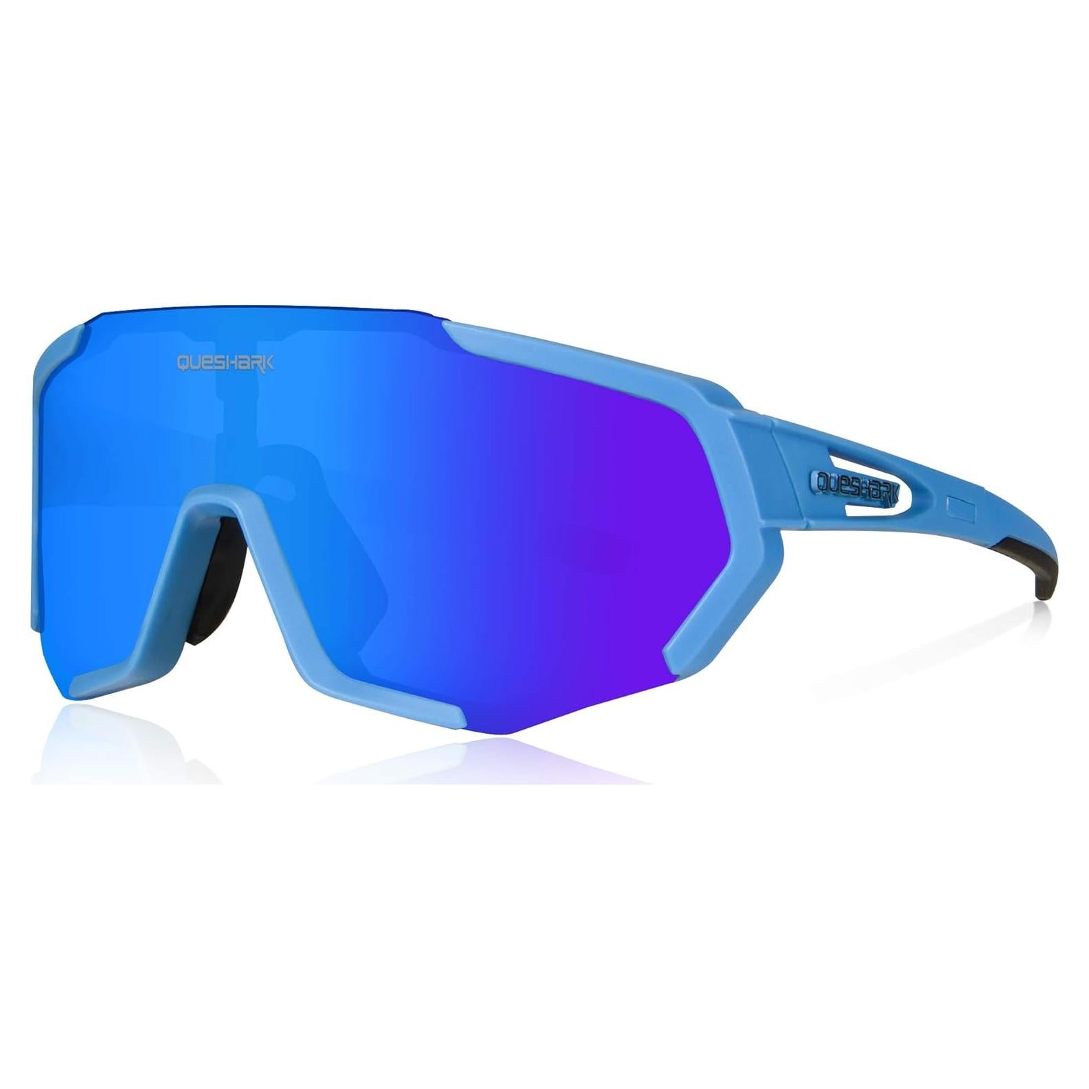 Gafas de Ciclismo Queshark QE48 Polarizadas 3 Lentes UV400