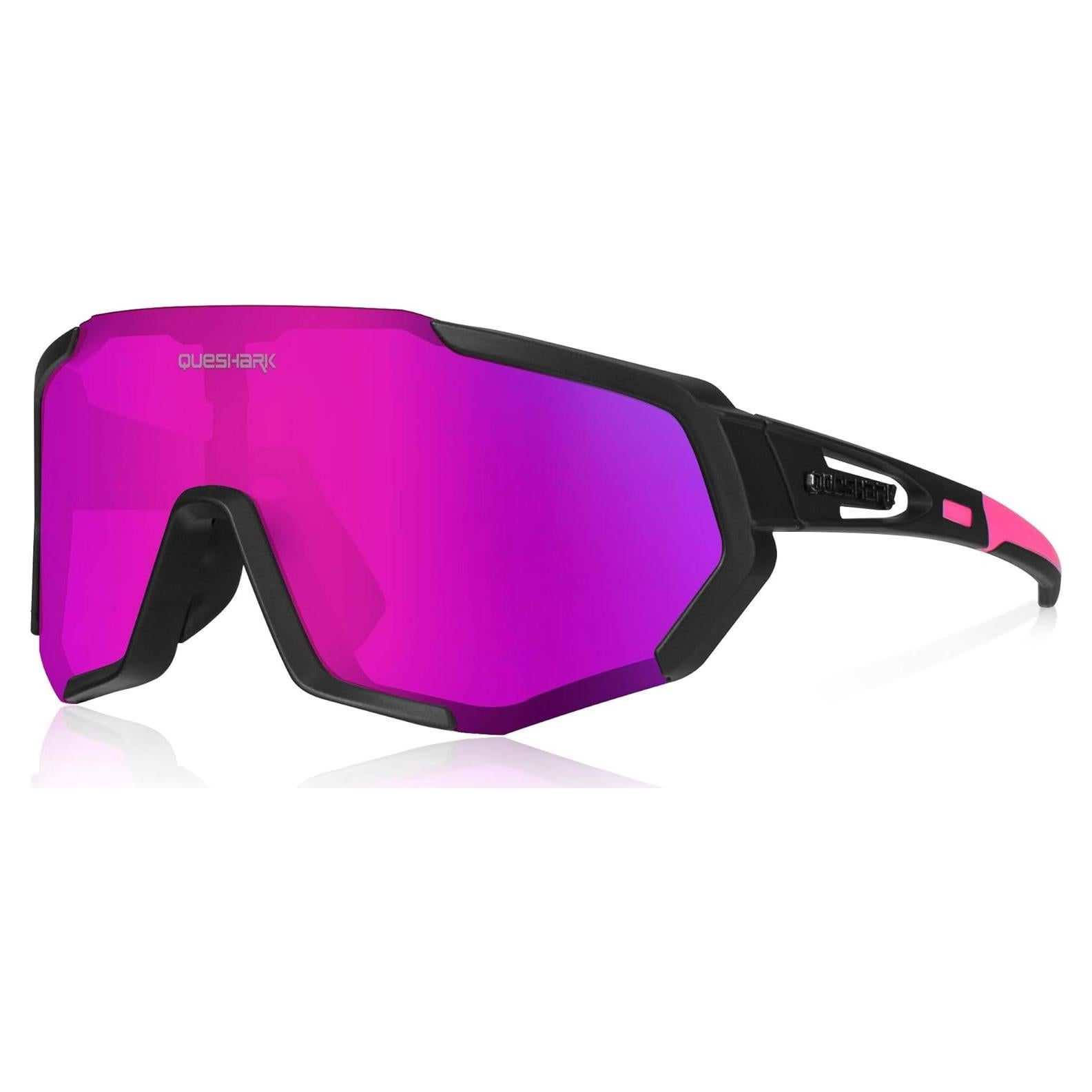 Gafas de Ciclismo Queshark con 3 Lentes Polarizadas