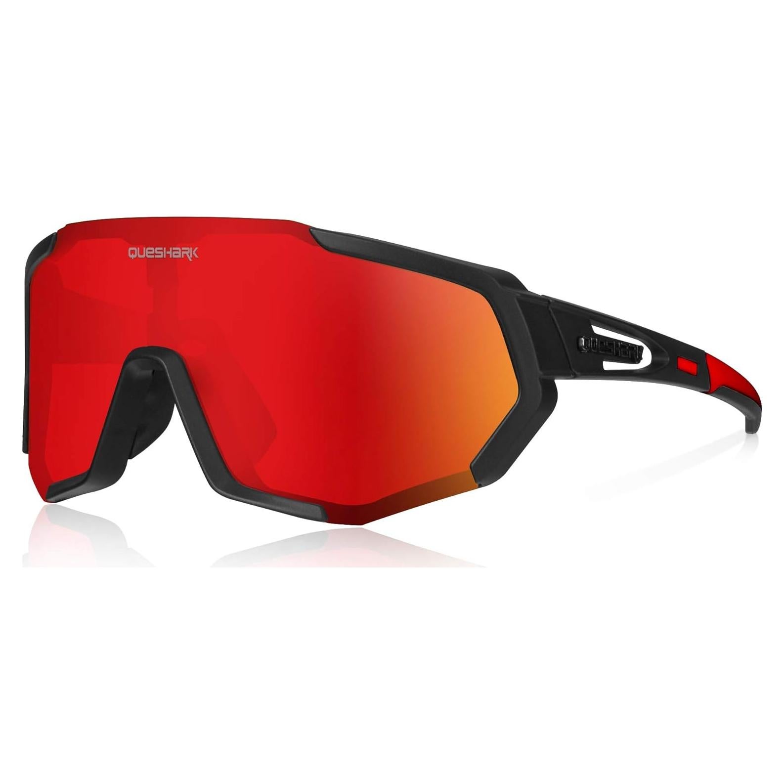 Gafas de Ciclismo Queshark con 3 Lentes Polarizadas UV400