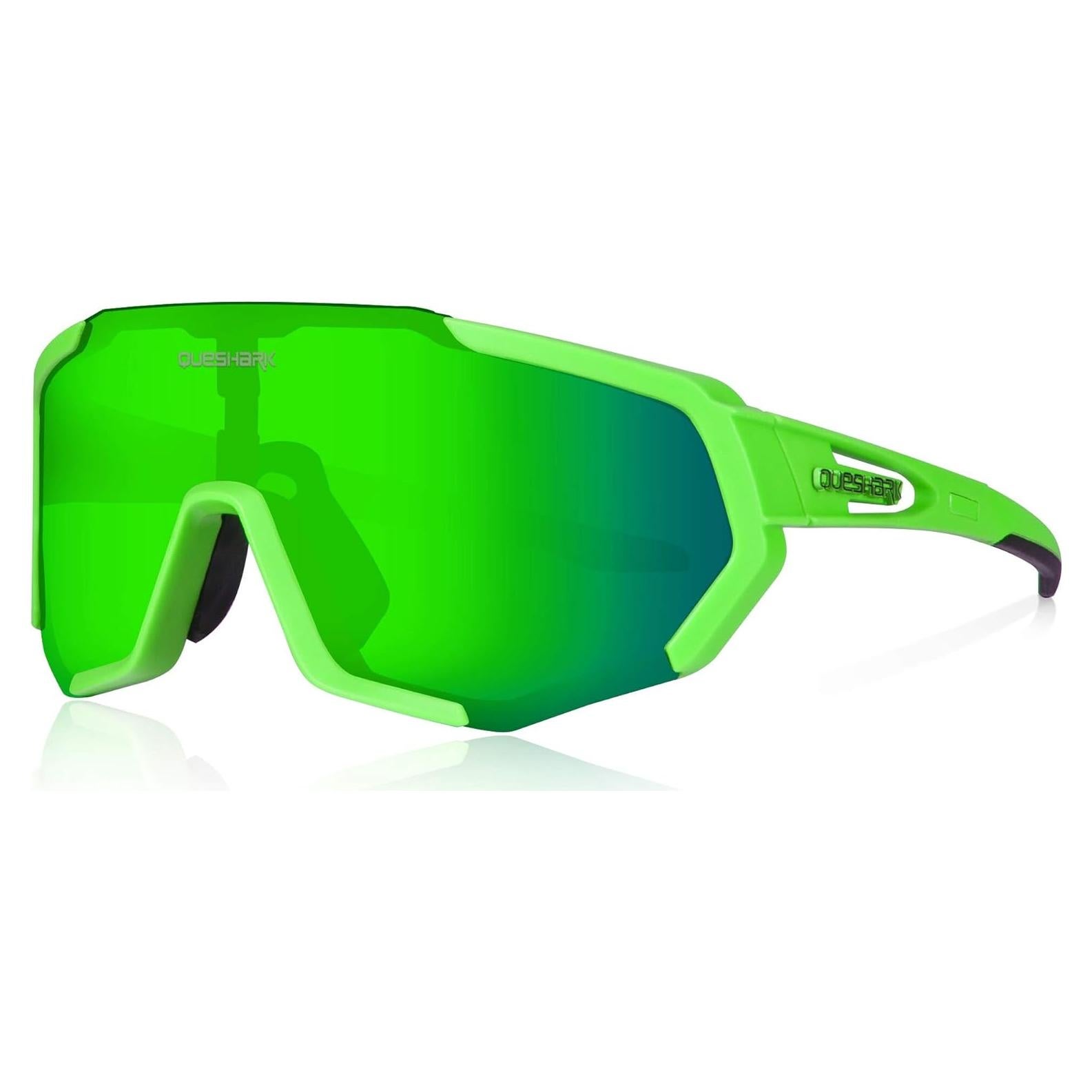 Gafas de Ciclismo Queshark con 3 Lentes Polarizadas UV400