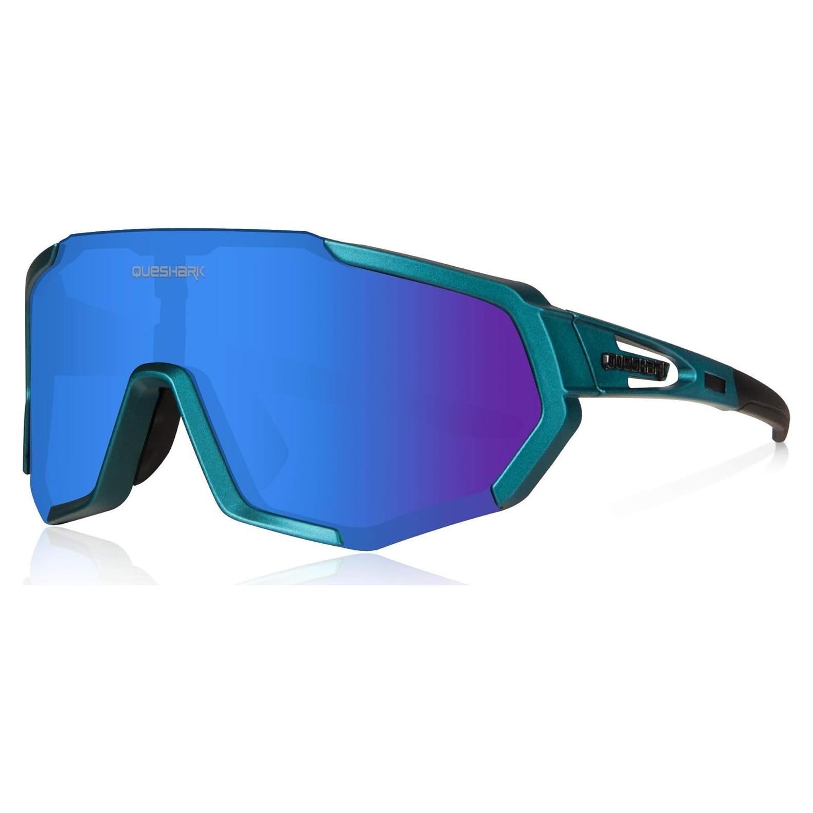 Gafas de Ciclismo Queshark con 3 Lentes Polarizadas