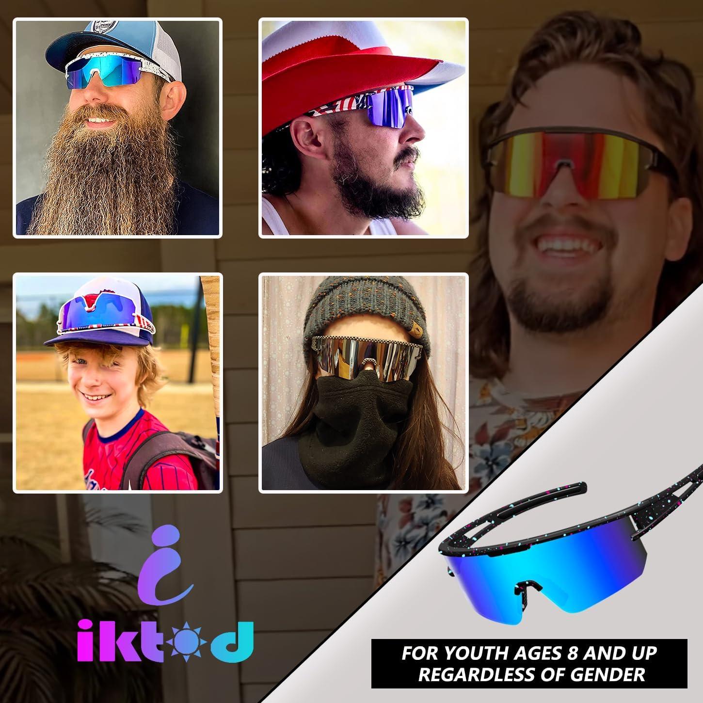 Gafas de sol polarizadas IKTOD P011 UV400 para deportes