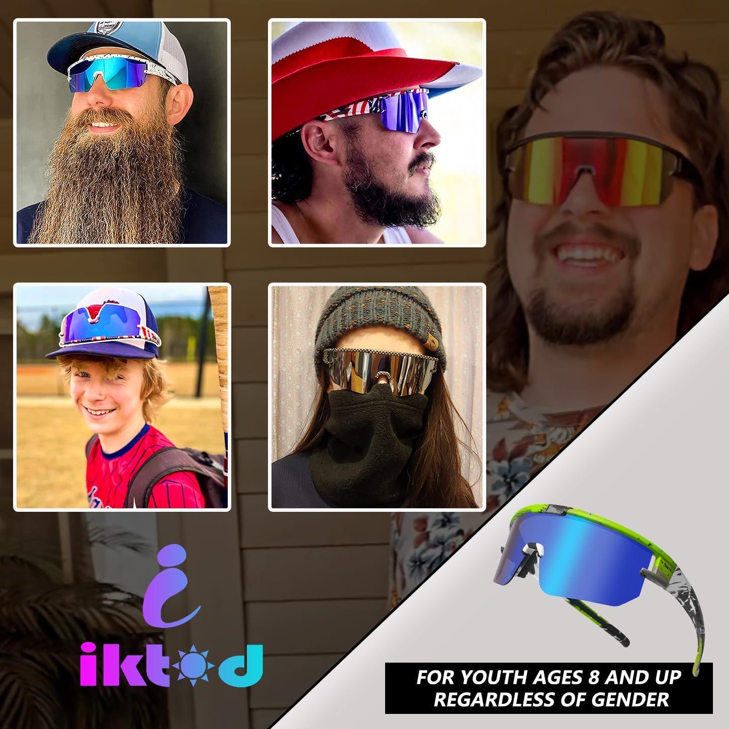 Gafas de sol polarizadas IKTOD P011 UV400 para deportes