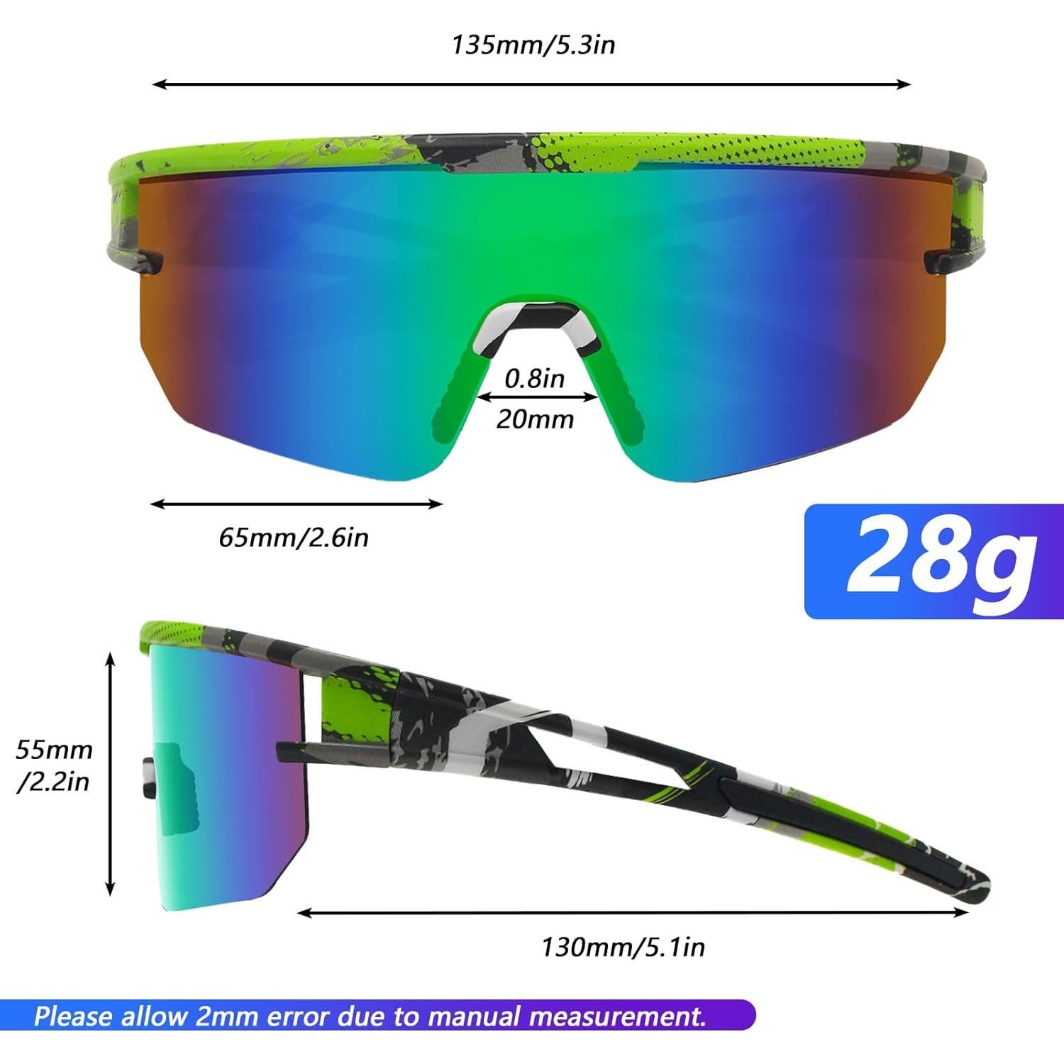 Gafas de sol polarizadas IKTOD P011 UV400 para deportes