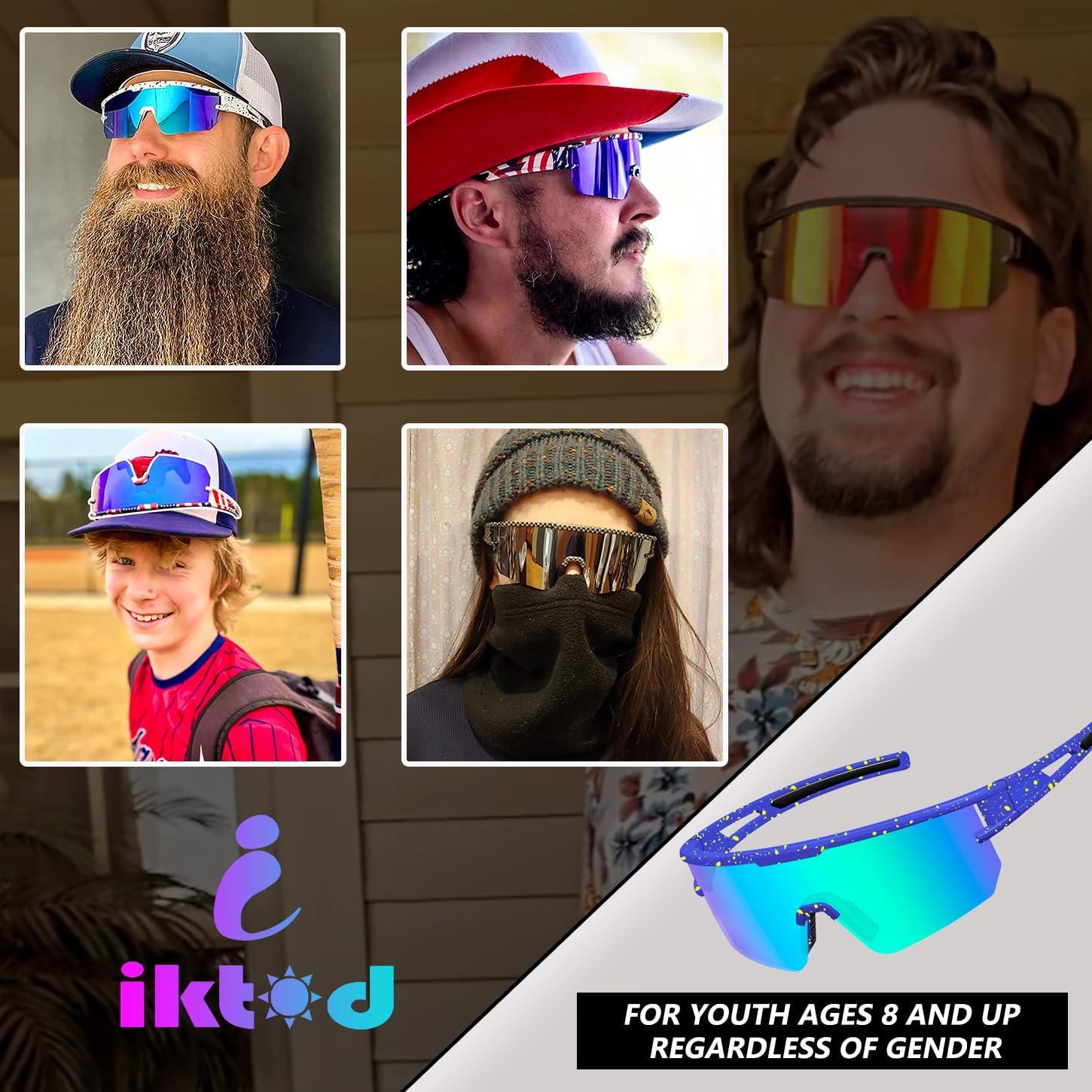 Gafas de sol polarizadas IKTOD P011 UV400 para deportes