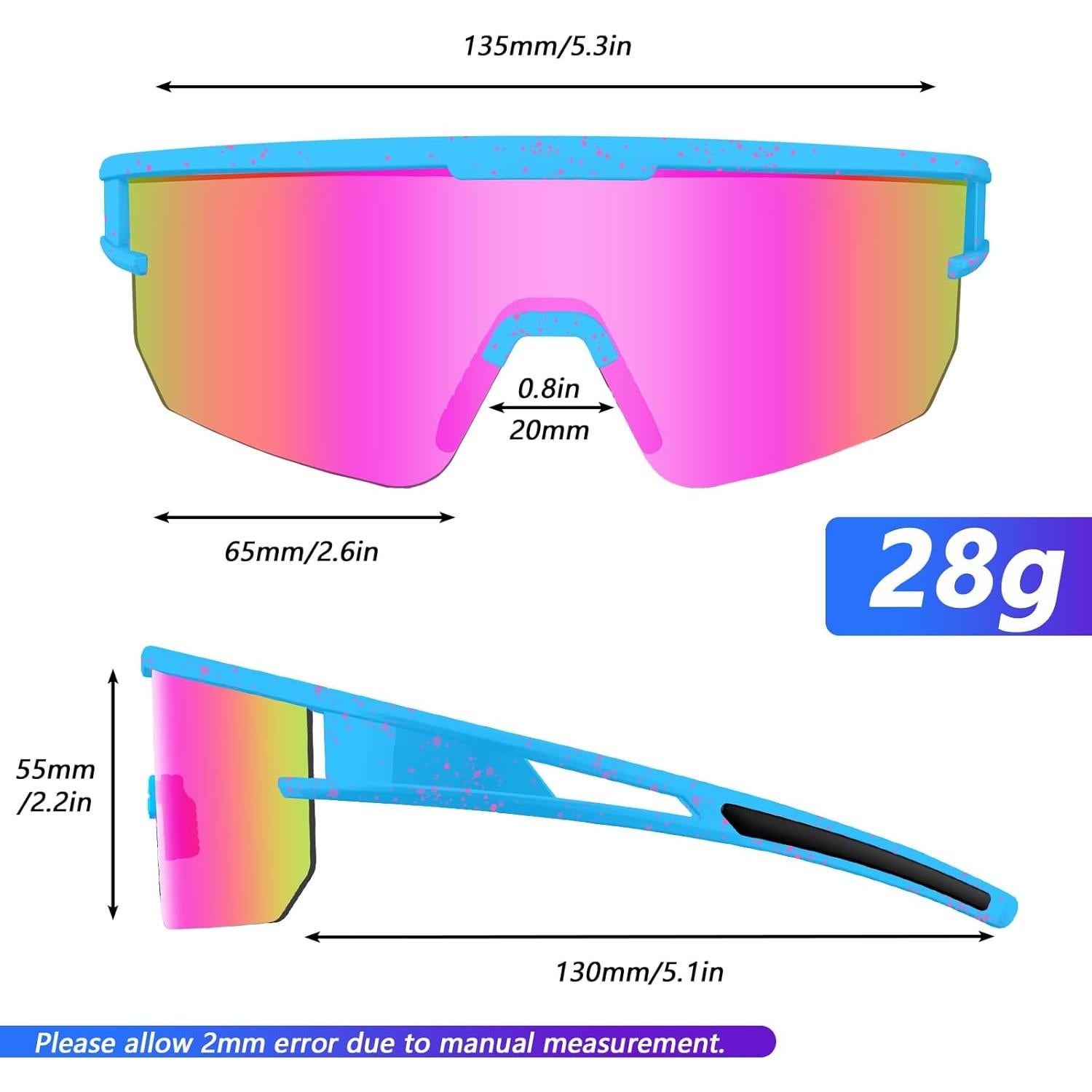 Gafas de sol polarizadas IKTOD TR90 UV400 para deportes