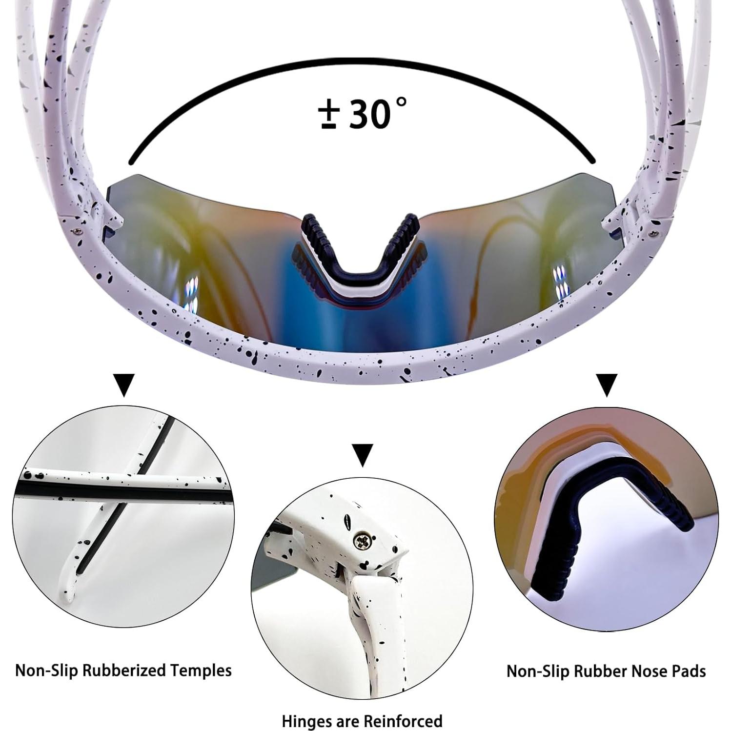 Gafas de sol polarizadas IKTOD P011 UV400 para deportes