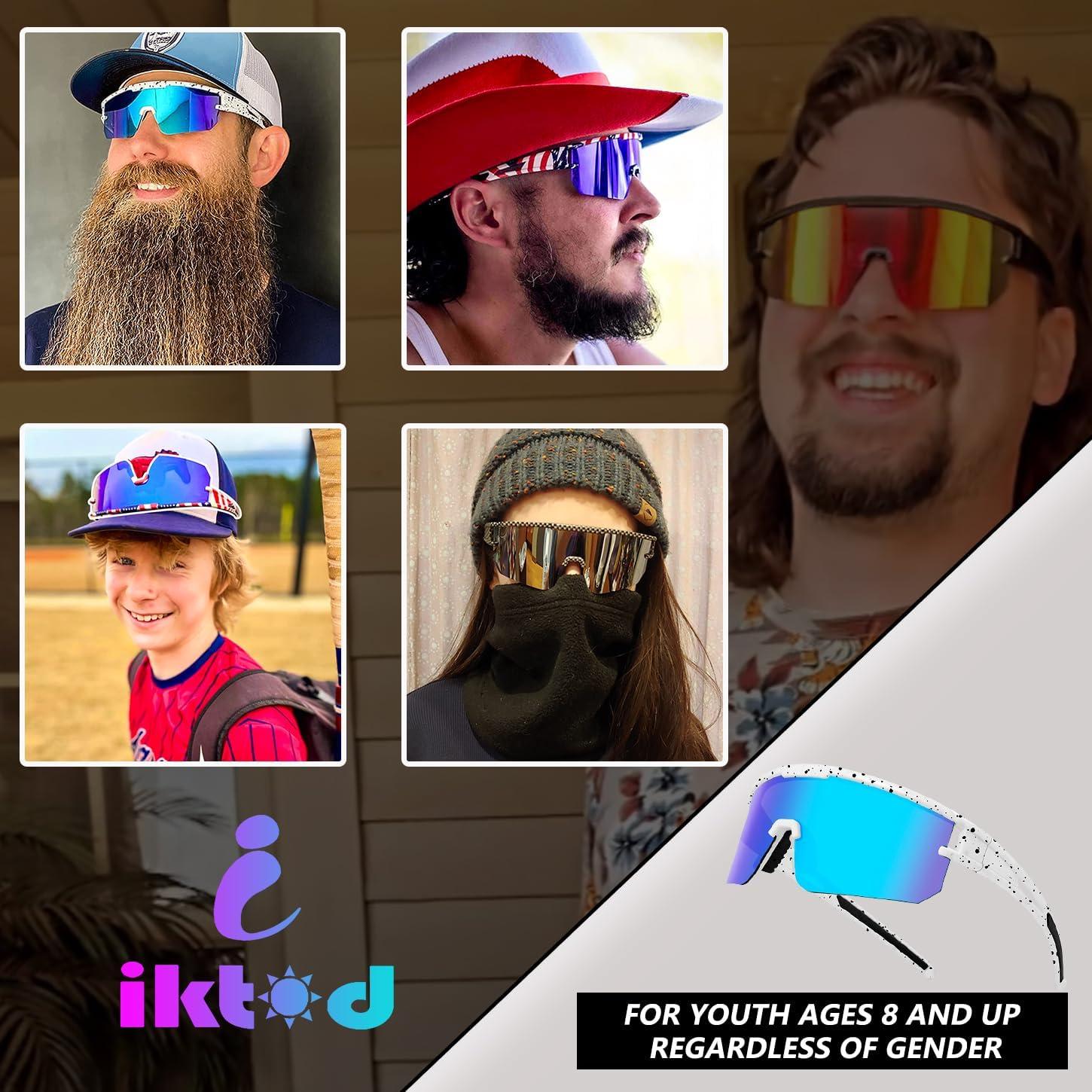 Gafas de sol polarizadas IKTOD P011 UV400 para deportes