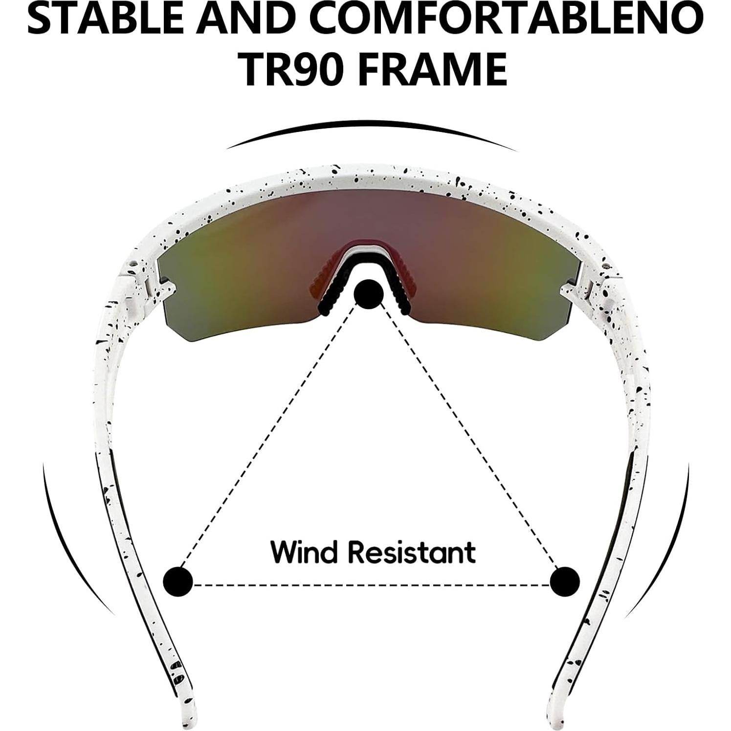 Gafas de sol polarizadas IKTOD P011 UV400 para deportes