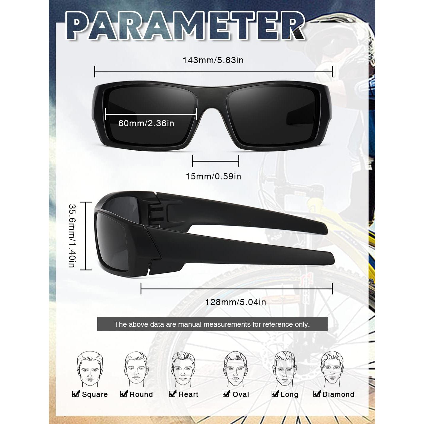 Gafas de sol polarizadas TIANYESY unisex retro deportivas