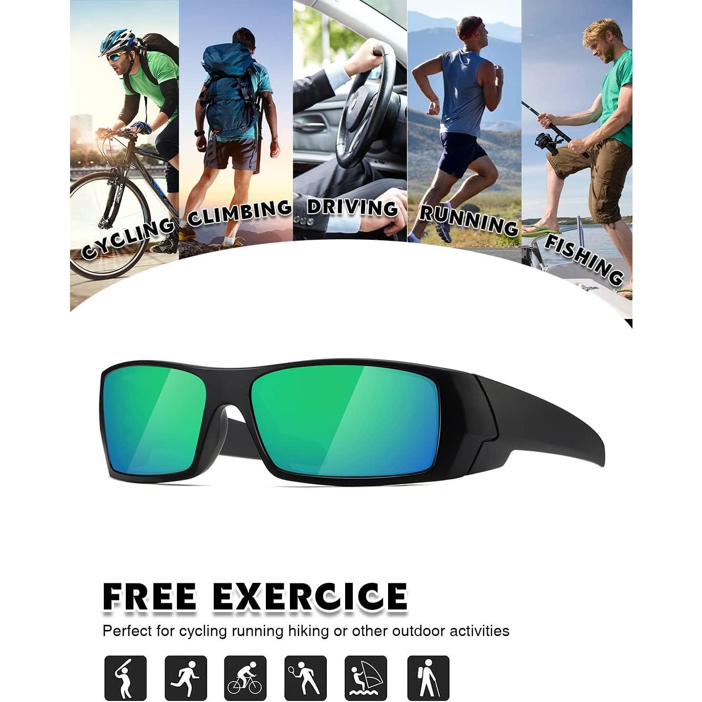 Gafas de sol polarizadas TIANYESY unisex retro deportivas