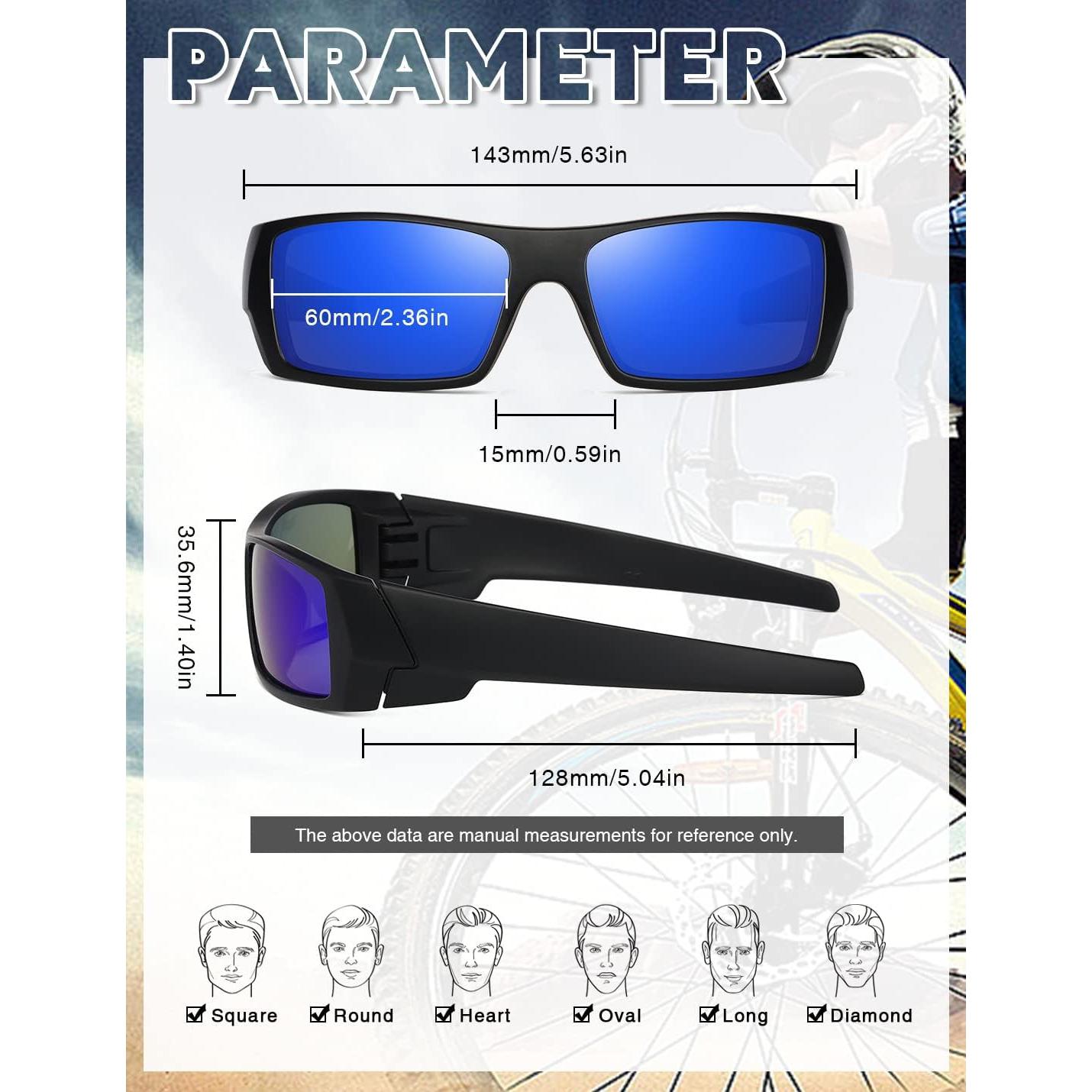 Gafas de sol polarizadas TIANYESY unisex retro deportivas