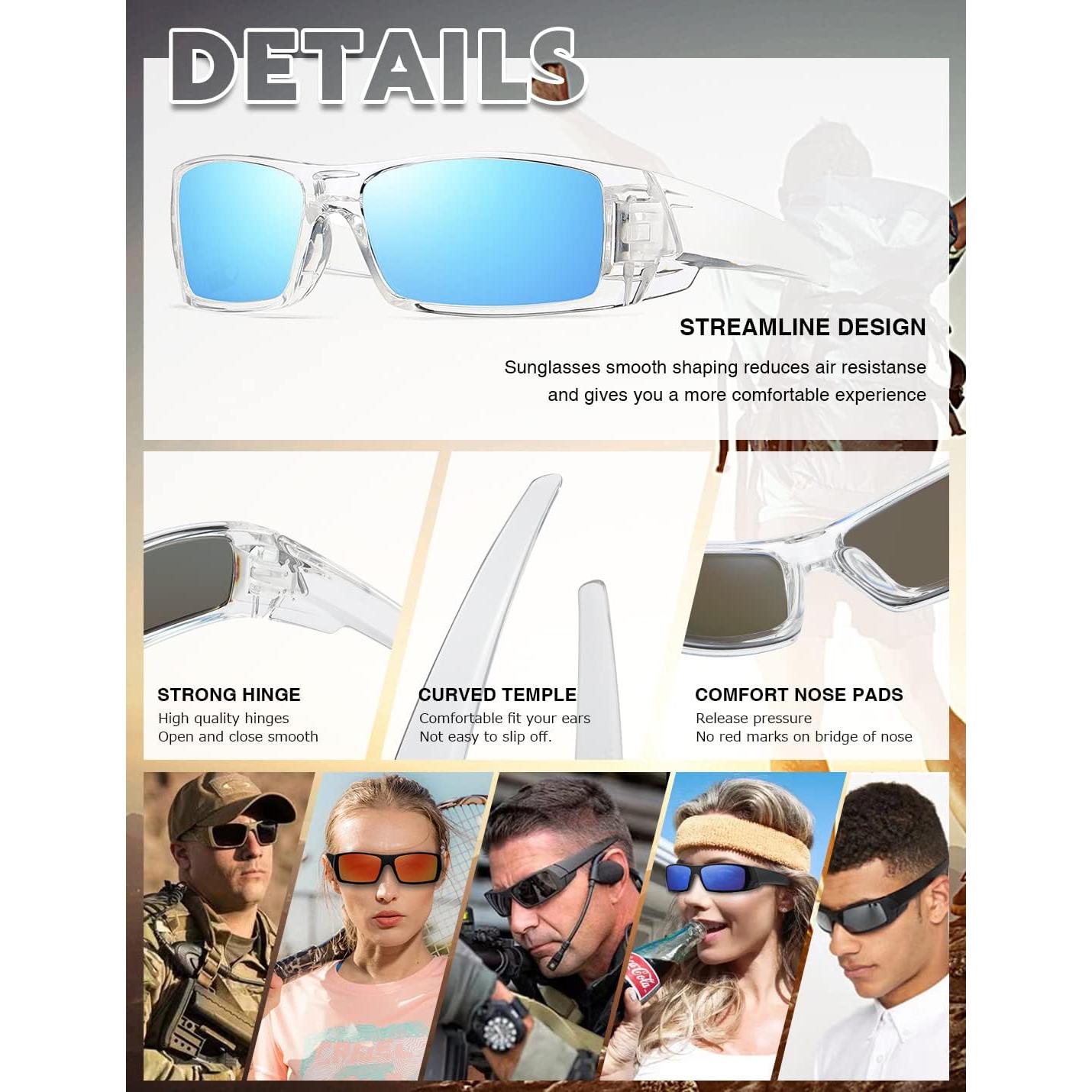 Gafas de sol polarizadas TIANYESY unisex retro deportivas