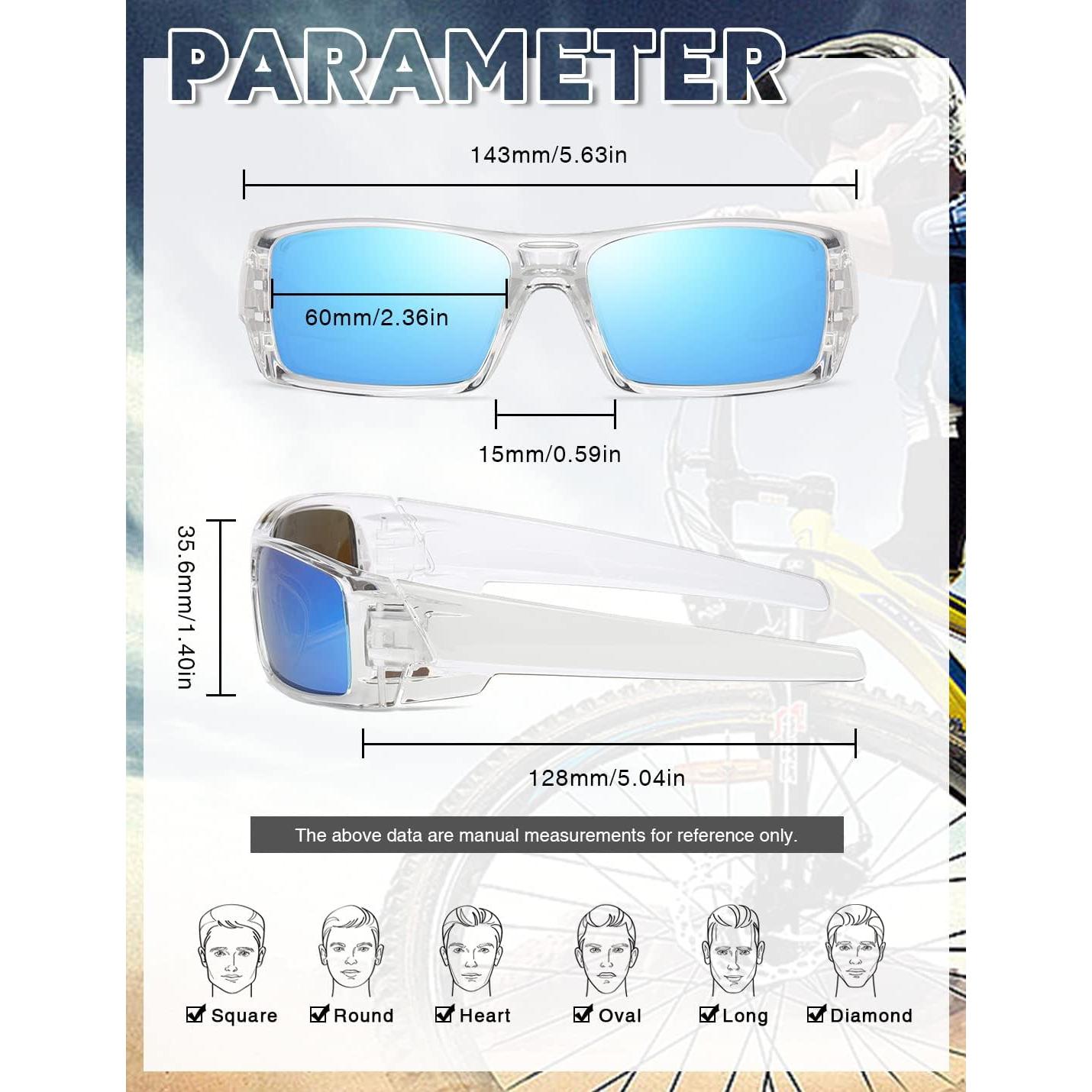 Gafas de sol polarizadas TIANYESY unisex retro deportivas