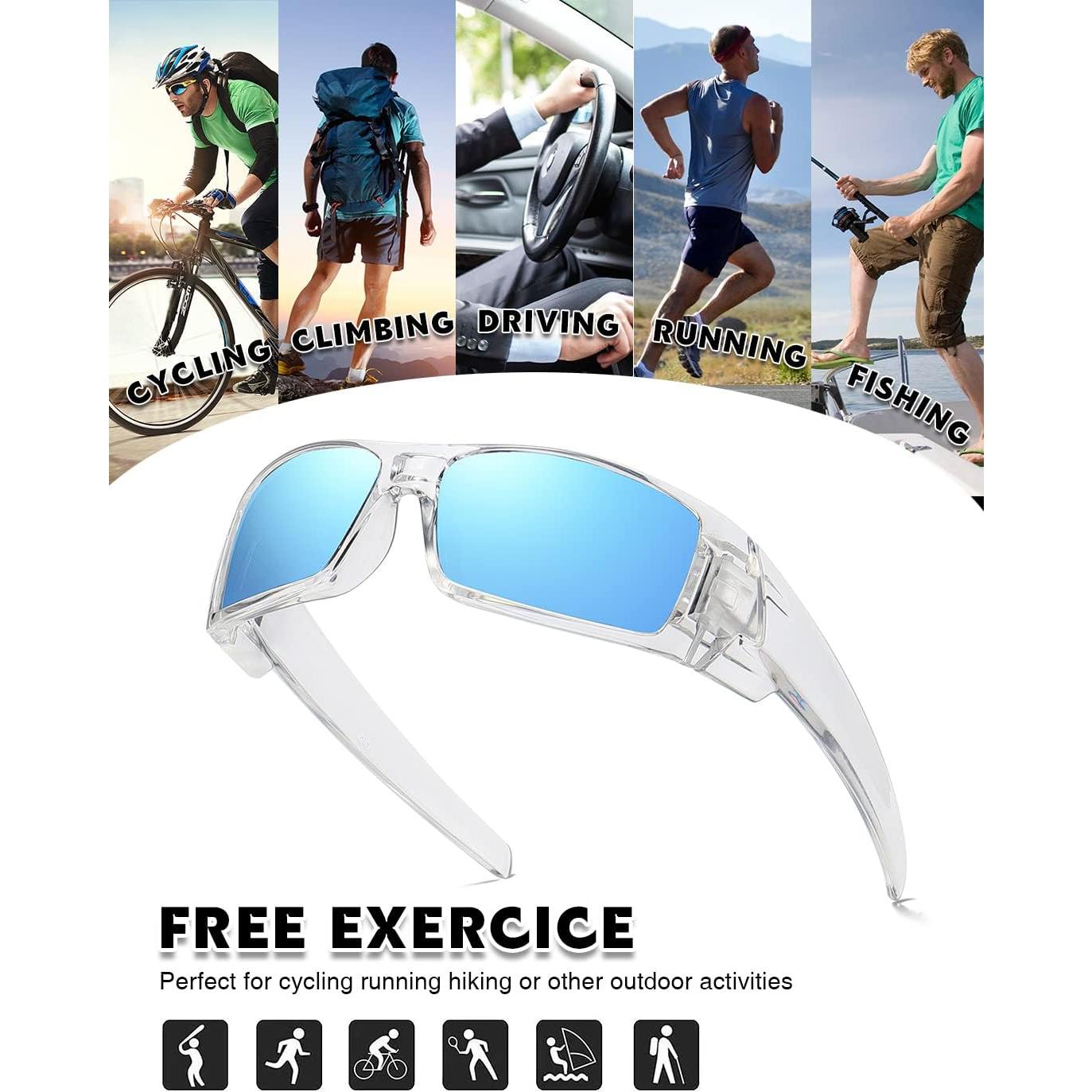 Gafas de sol polarizadas TIANYESY unisex retro deportivas