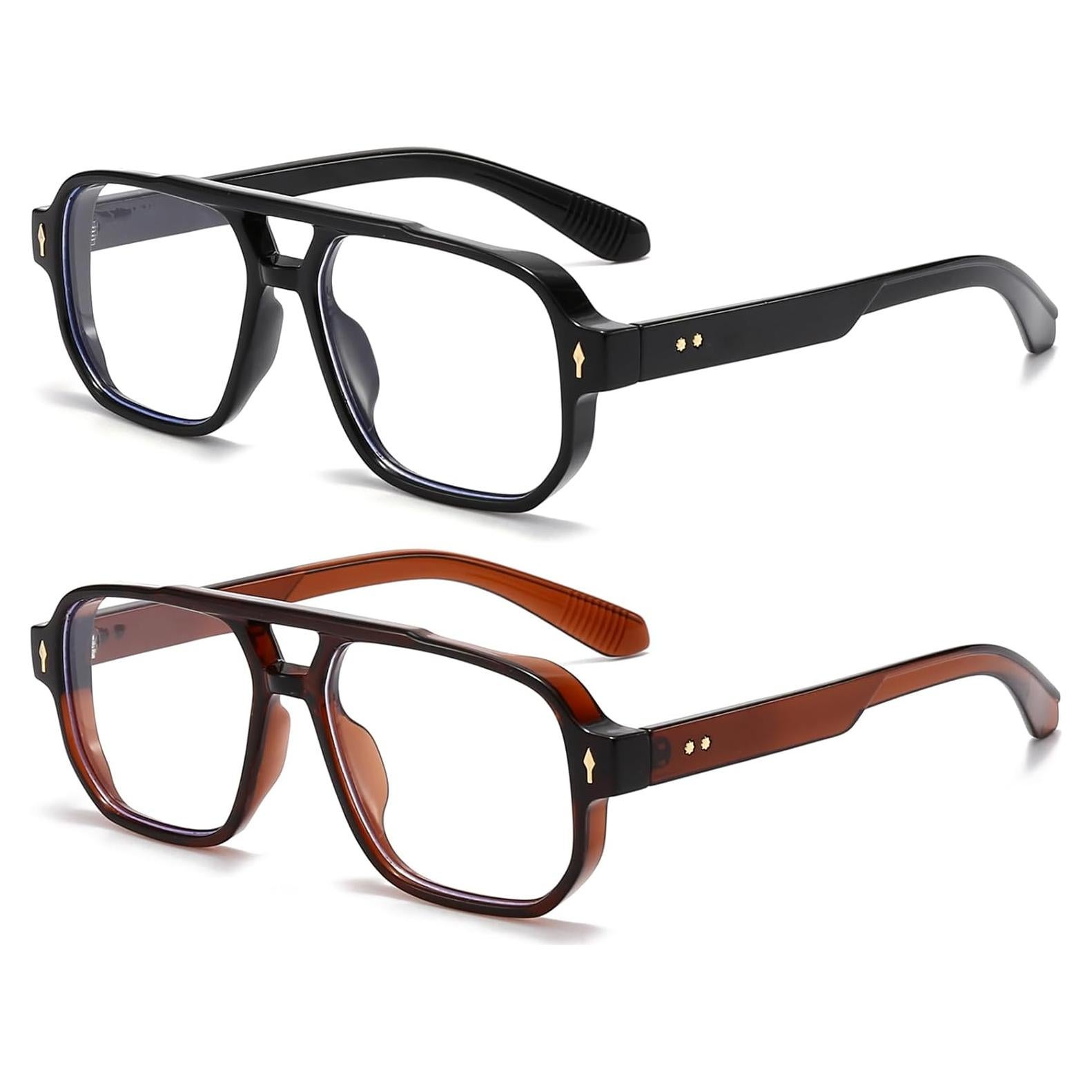 Gafas bloqueadoras luz azul PORADAY retro unisex 15.49x5.99cm