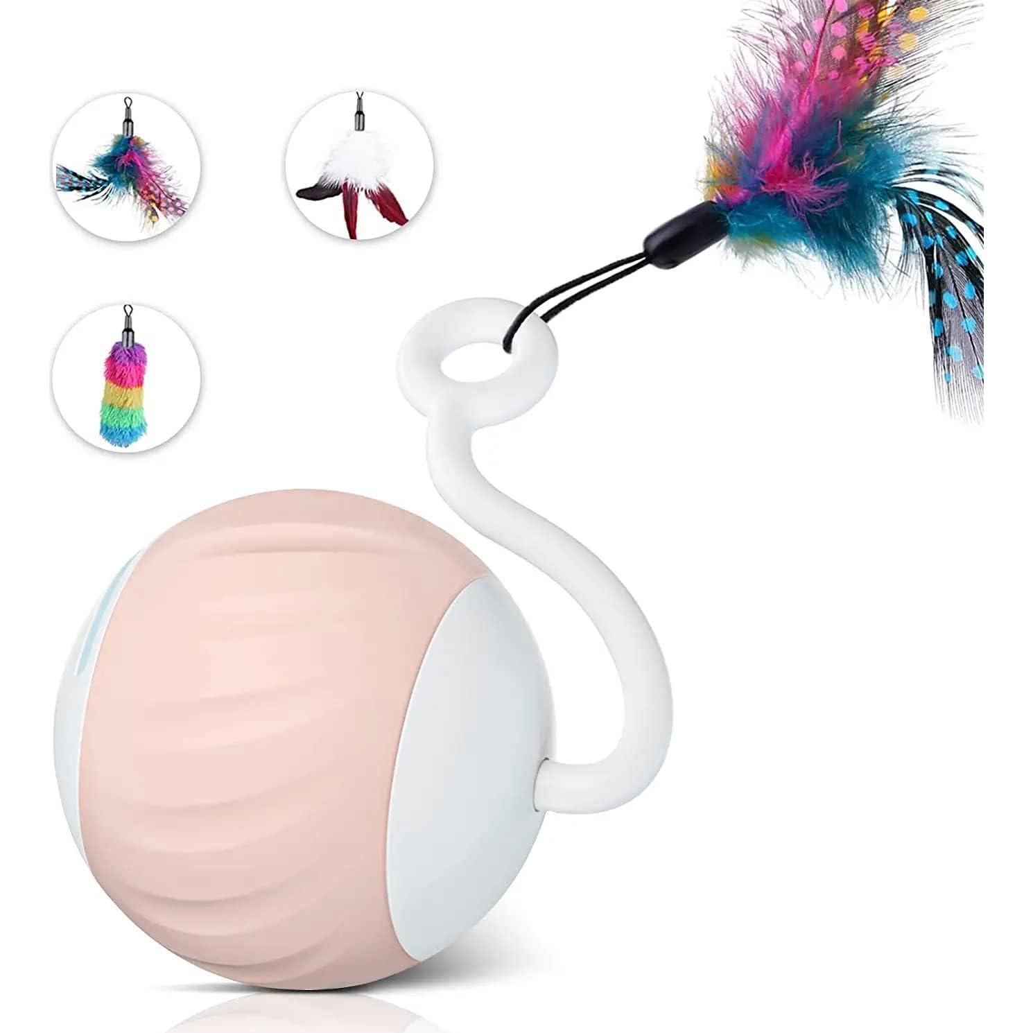 Juguete Interactivo para Gatos GOGODOGYA Rosa 2 Velocidades