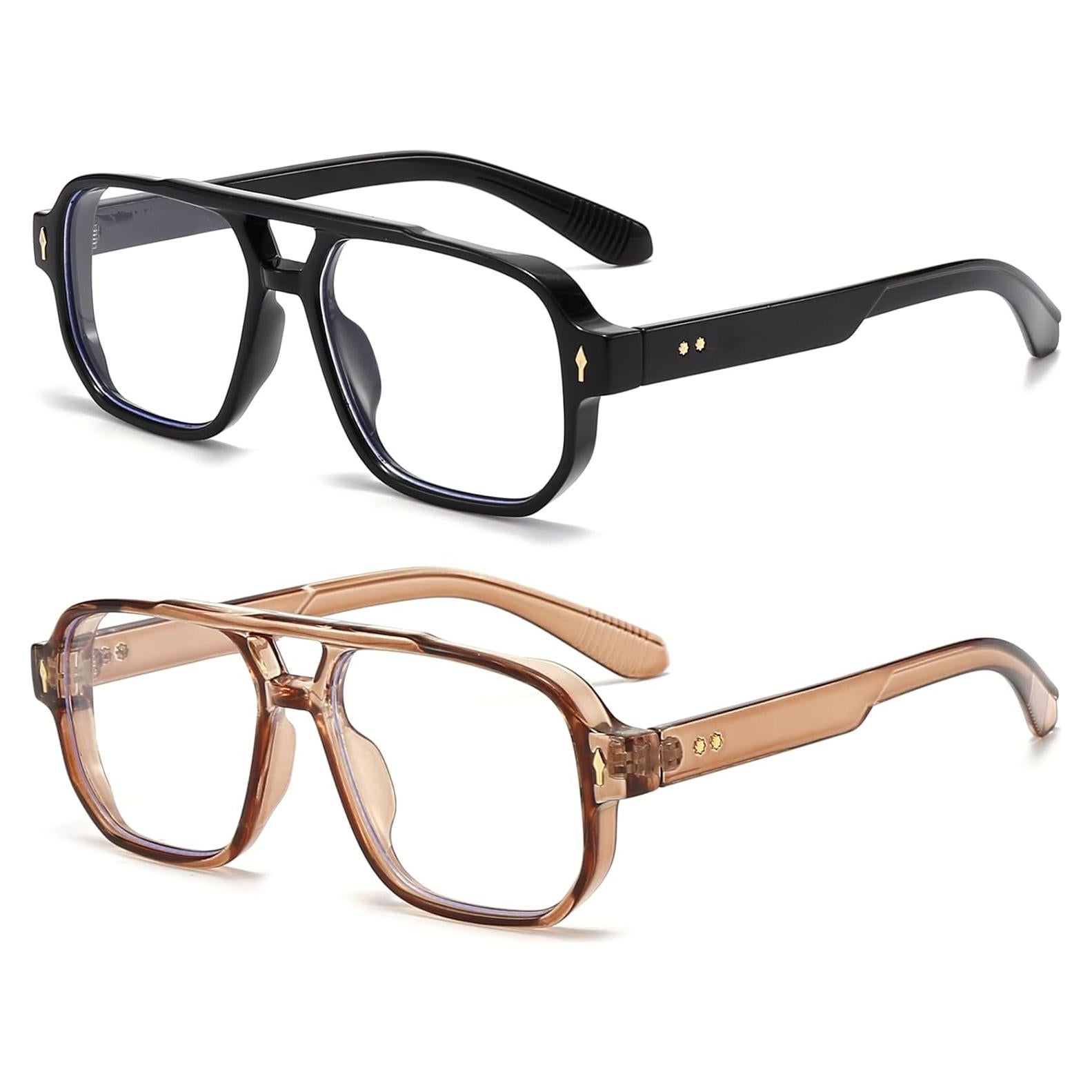 Gafas bloqueadoras luz azul PORADAY retro unisex 15.49x5.99cm